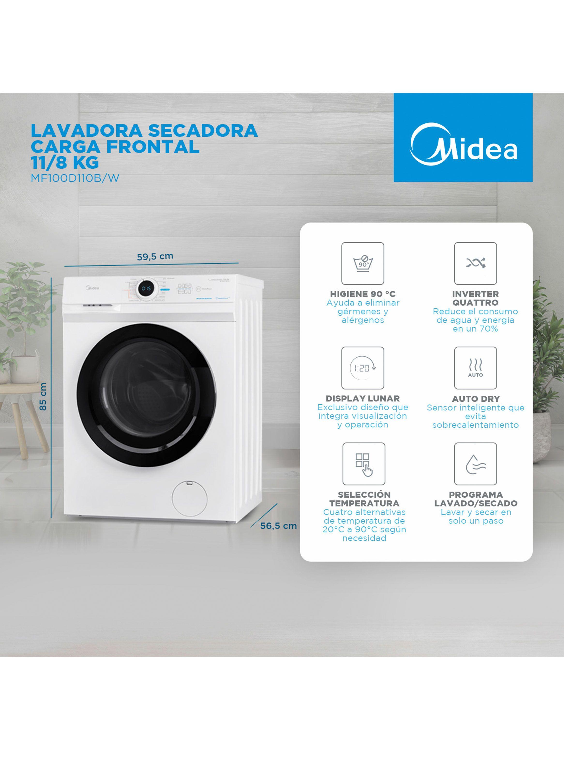 Lavadora-Secadora Frontal 11/8Kg Inverter MF100D110B/W-1