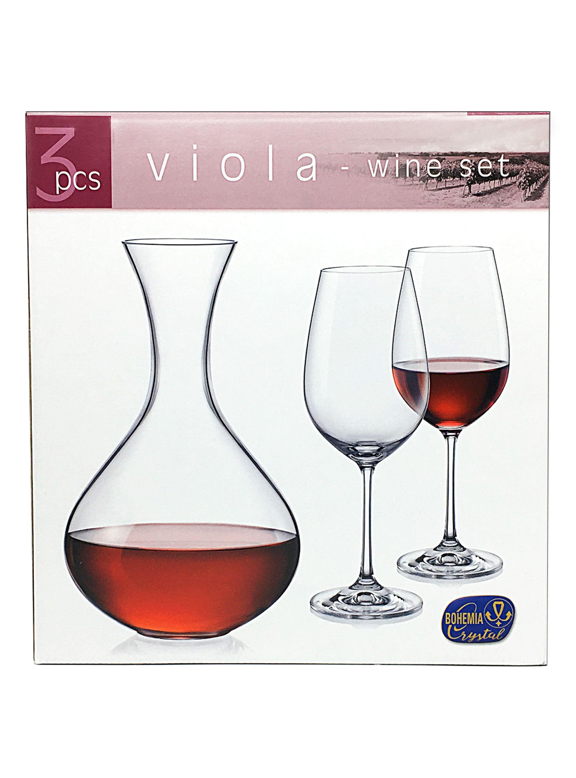 Set Viola 2 Copas + Decantador-1