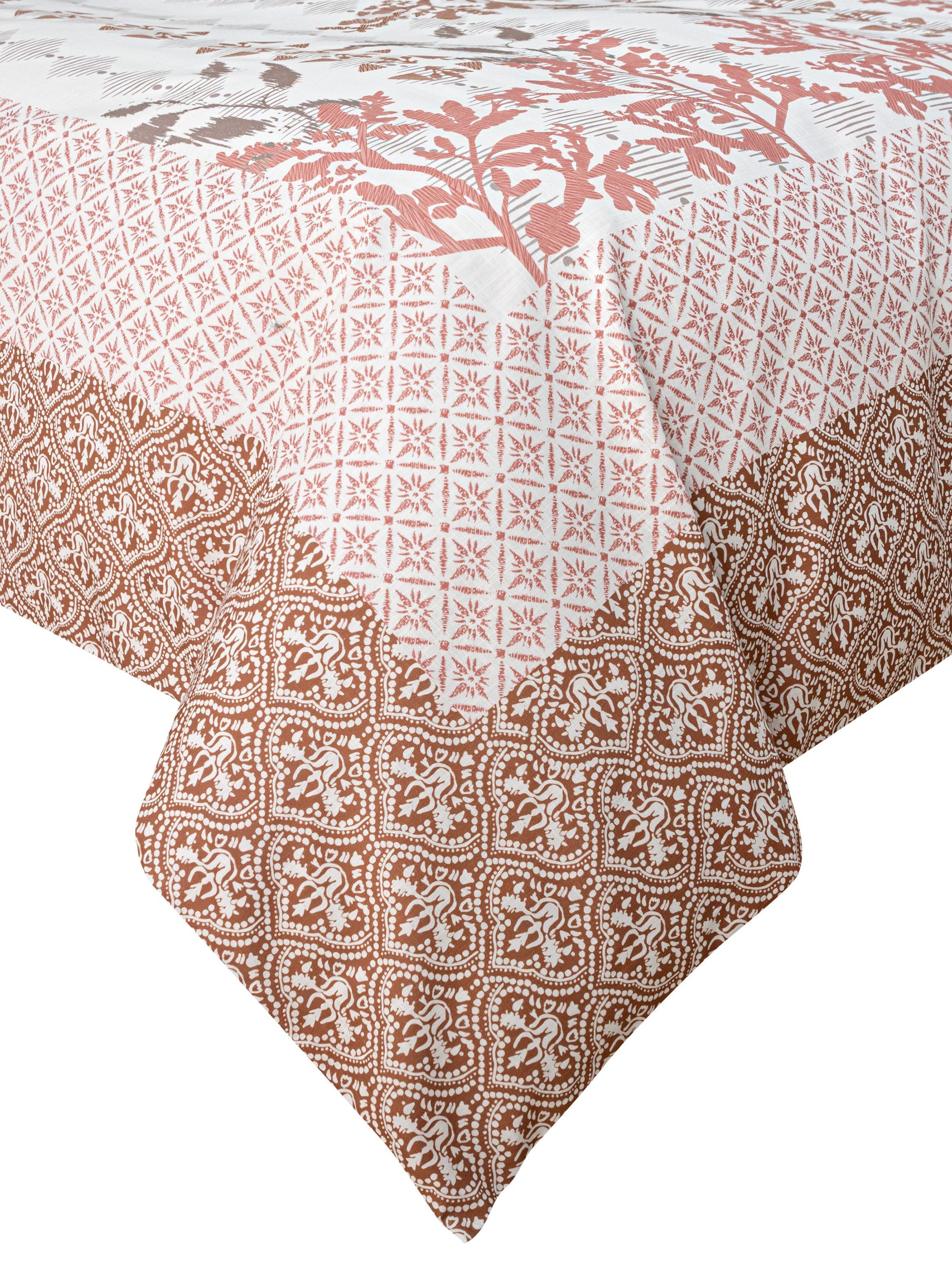 Funda Plumón Boho Flor King-2