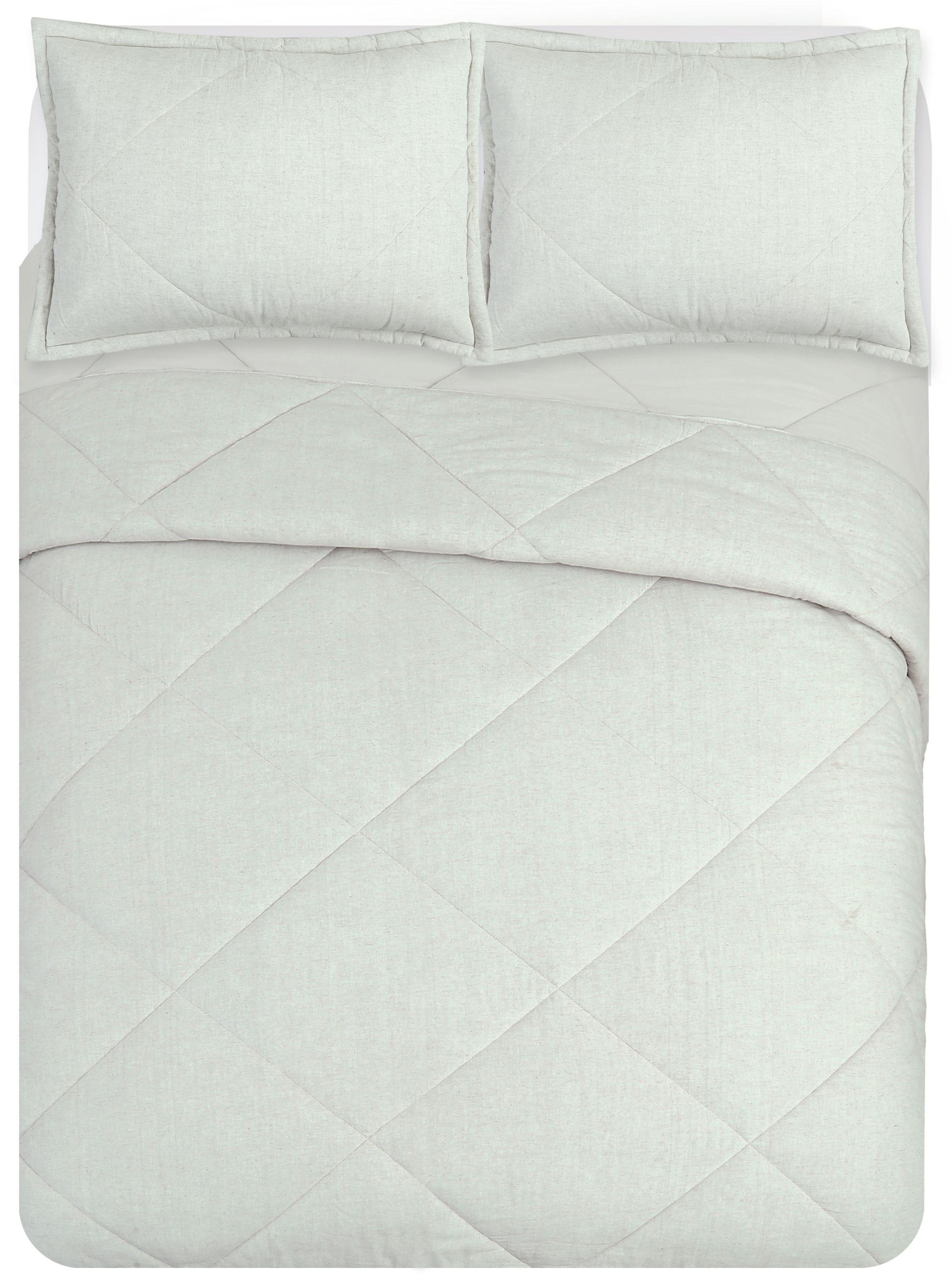 Quilt Rombos Lino 2 Plazas-3