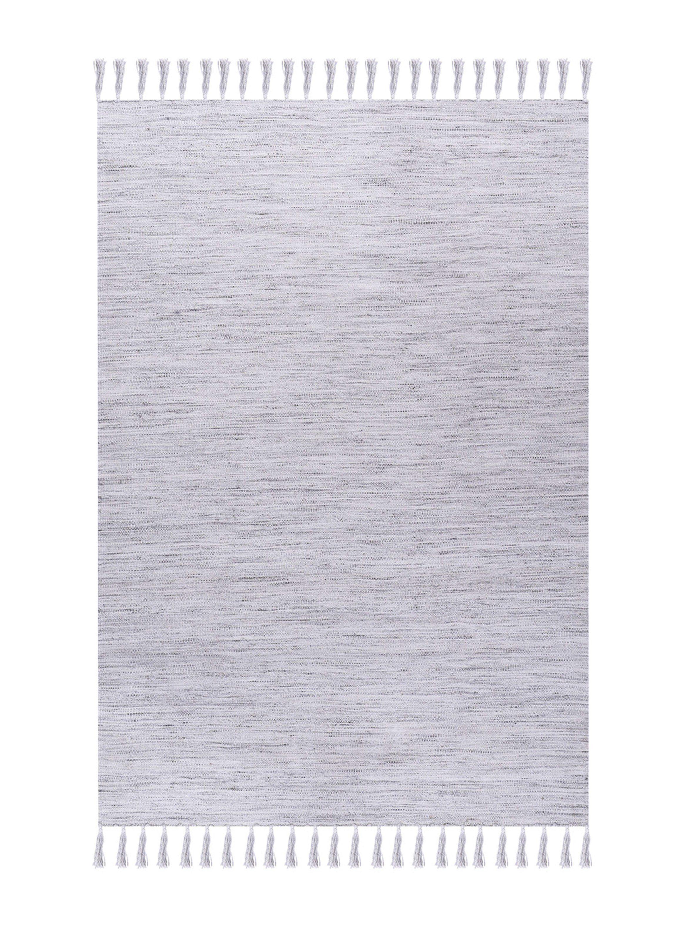 Alfombra Handwoven Travertine Plata 190x290 cm-0