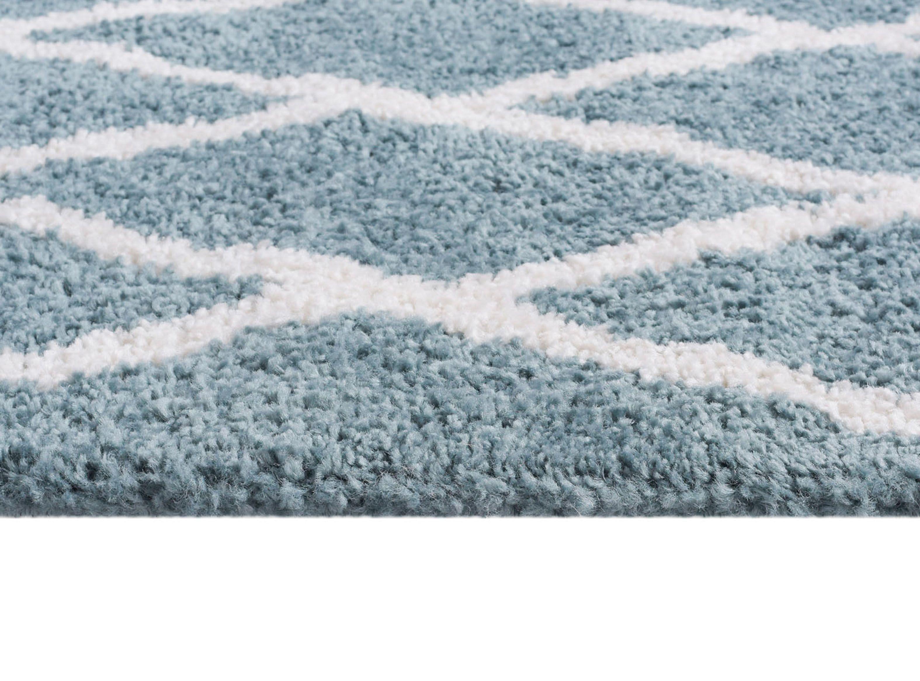 Bajada de Cama Jacinta 60 x 120 cm Celeste DIB-1