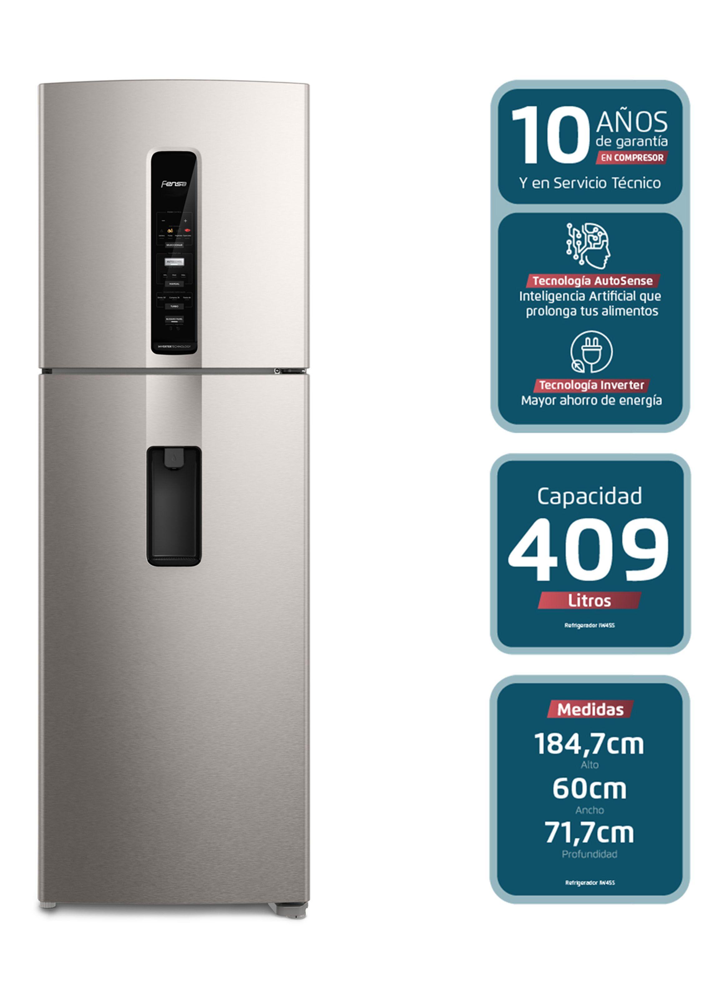 Refrigerador Top Freezer No Frost 409 Litros IW45S Silver-2