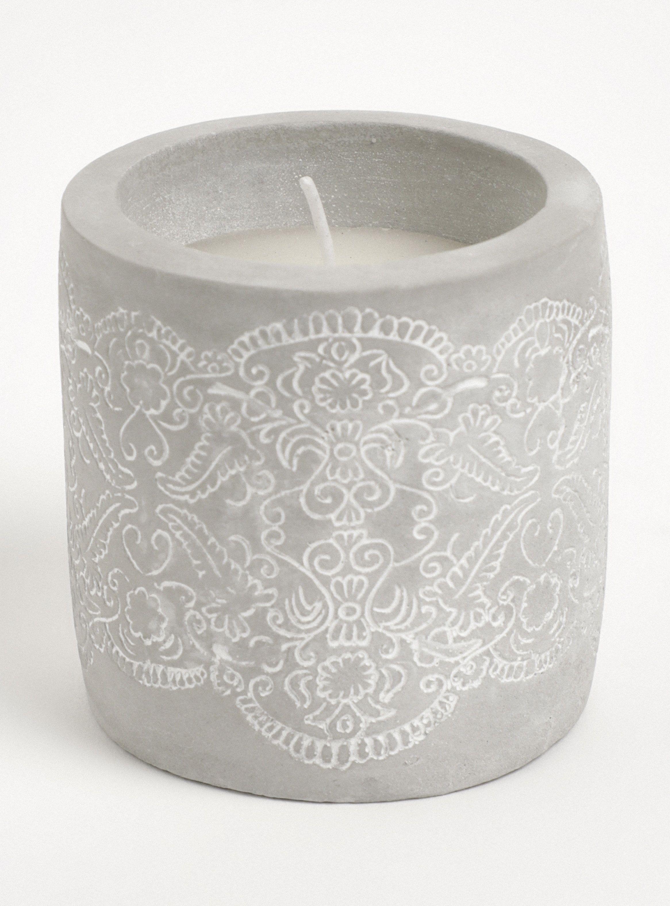 Vela de Cemento Boho 2 8 x 8 cm-0