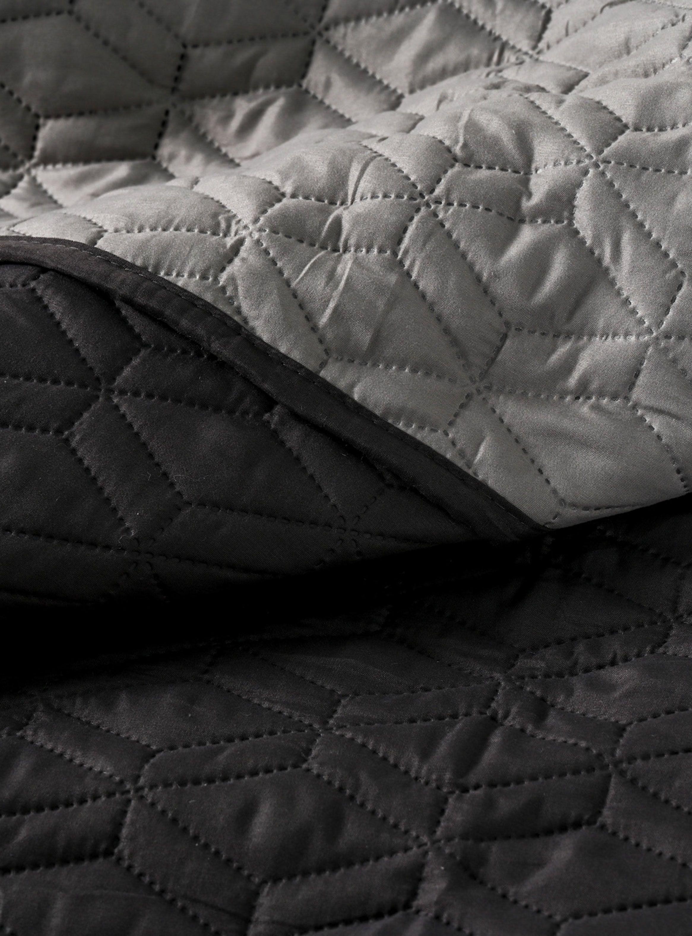Quilt 1.5 Plazas Bicolor Gris Perla-2