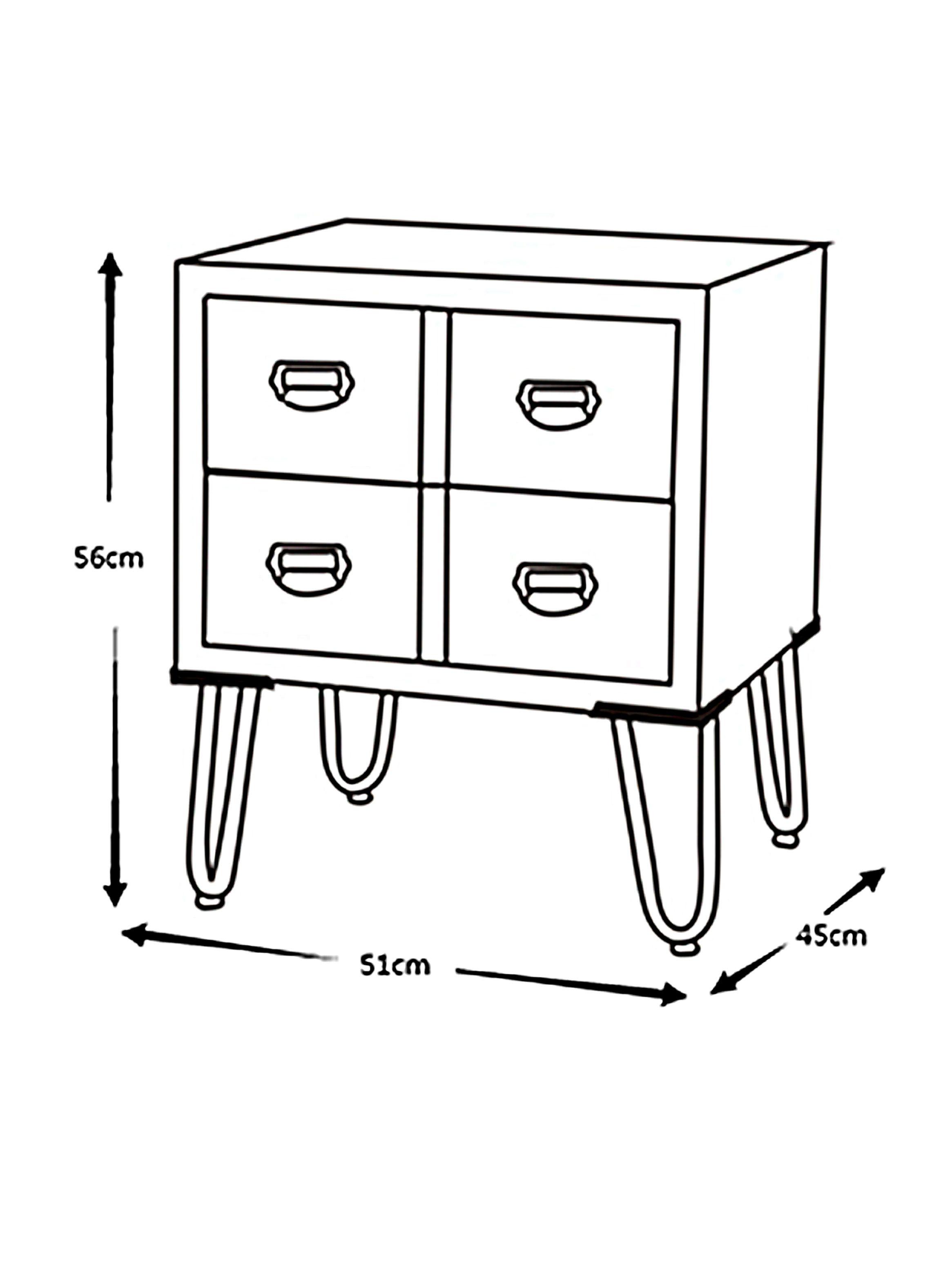 Mesa Lateral Elm 51x45 cm-2