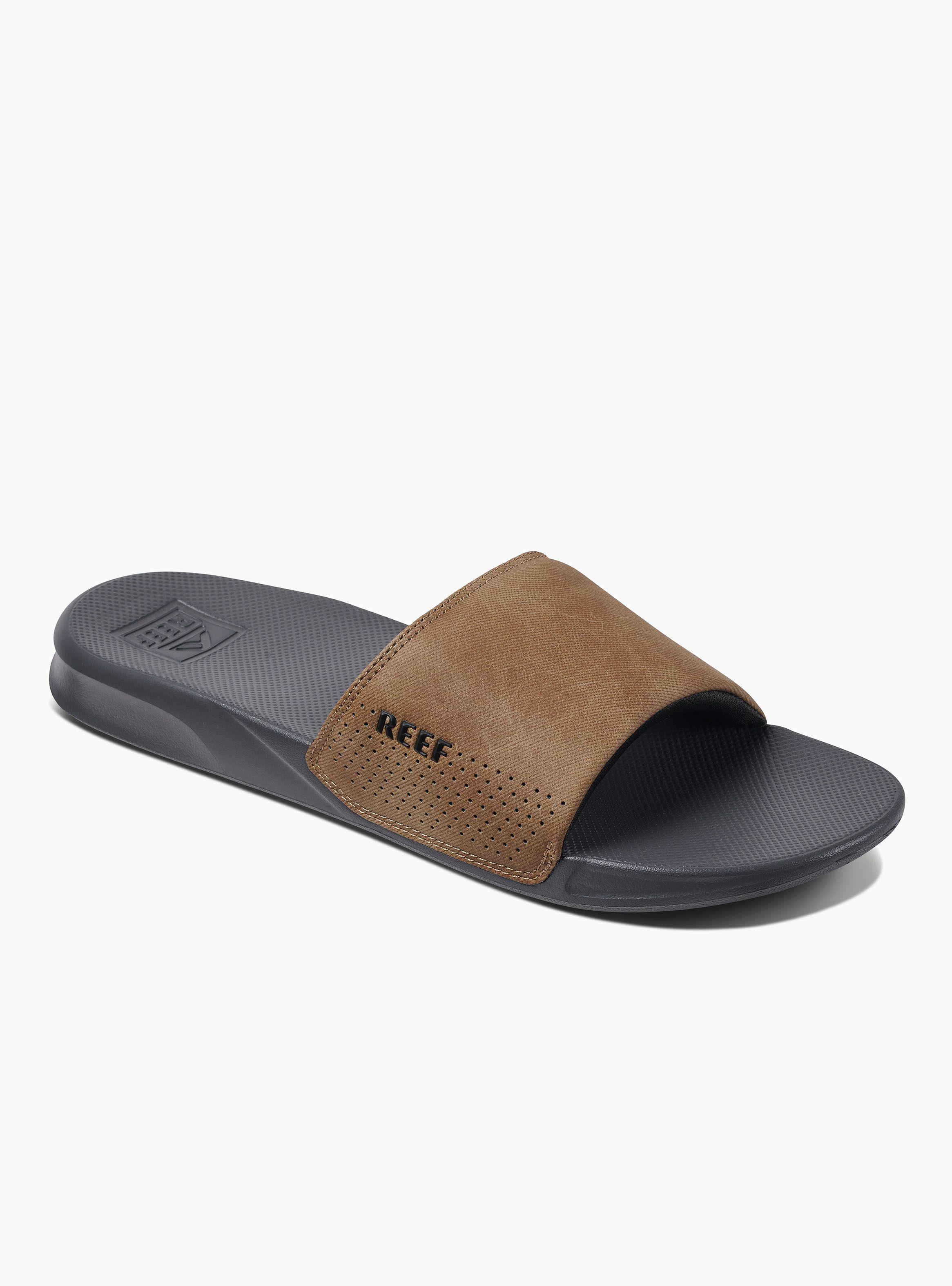 Sandalia One Slide Café Hombre-1