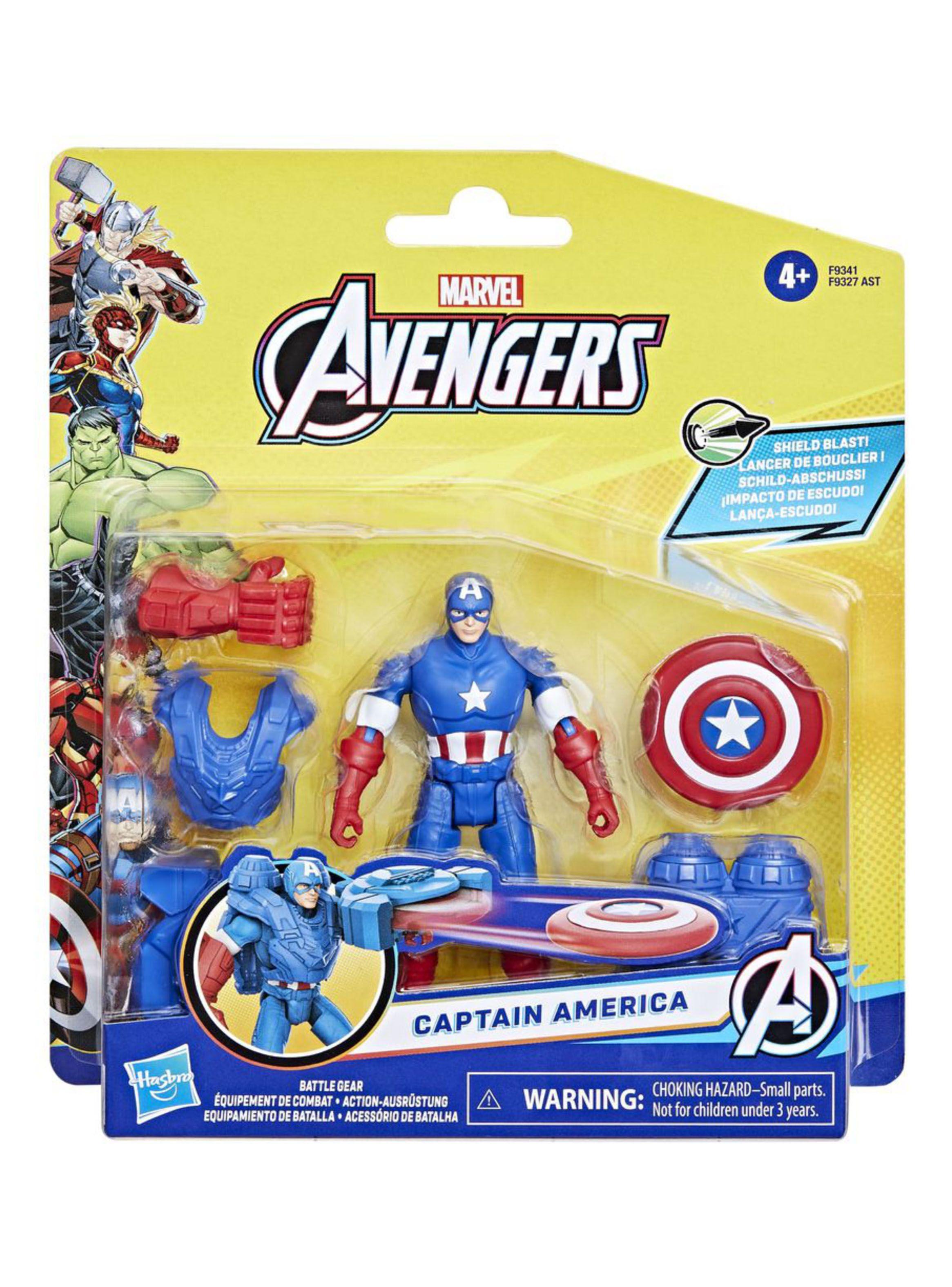Figura de Acción Capitán América + Equipamiento de Batalla-3