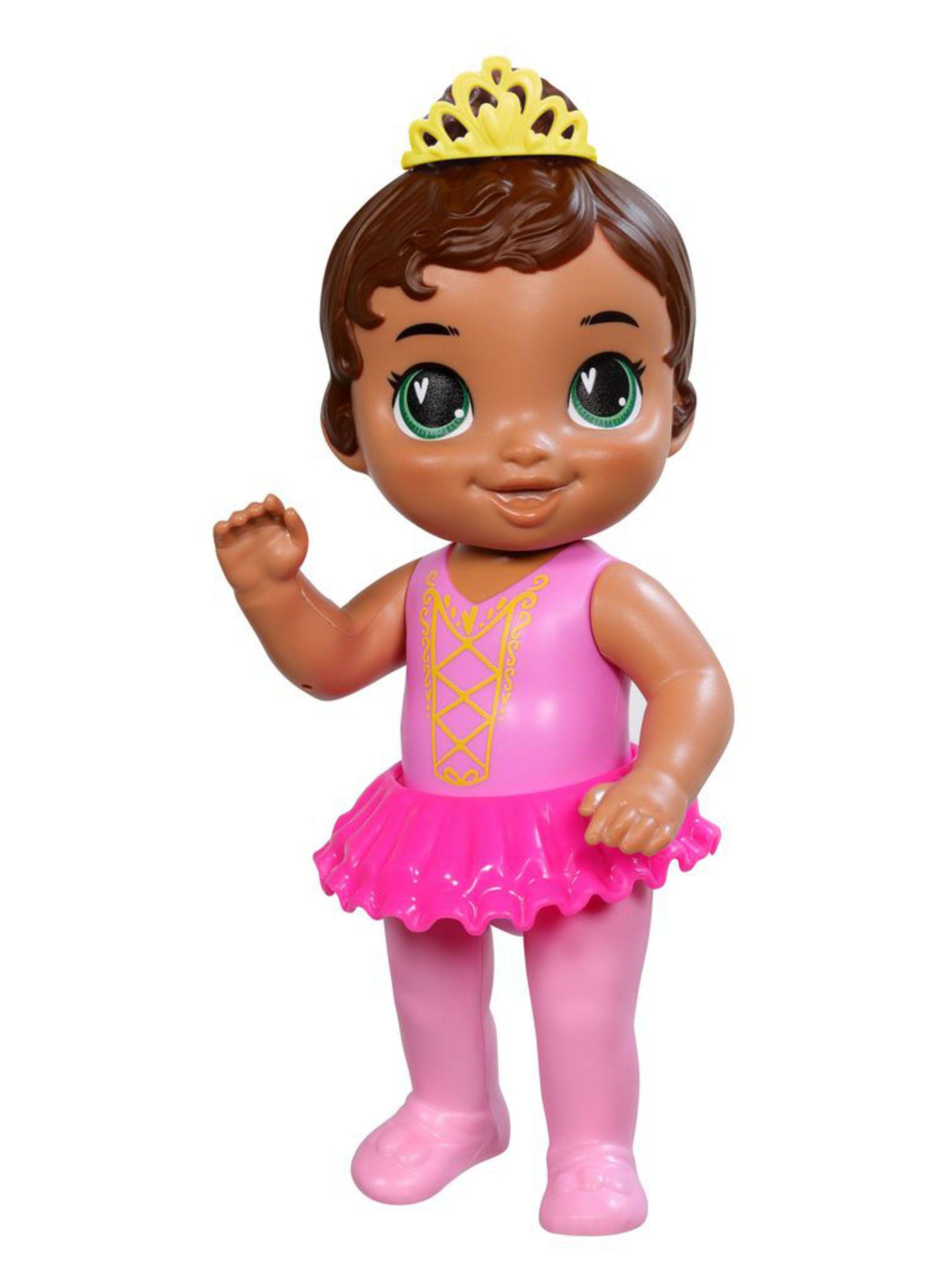 Muñeca Princesa Bailarina Cabello Castaño-0