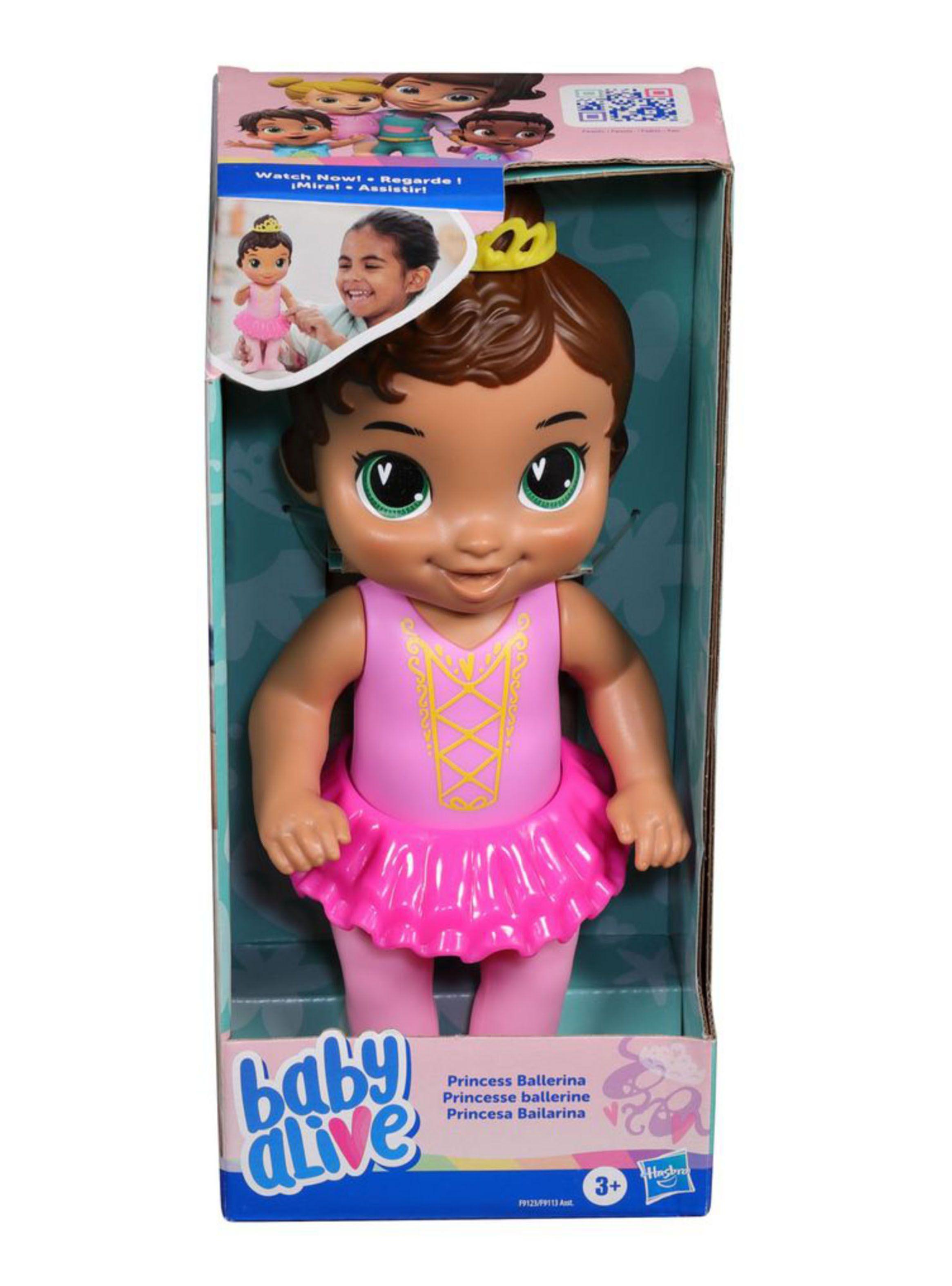 Muñeca Princesa Bailarina Cabello Castaño-1