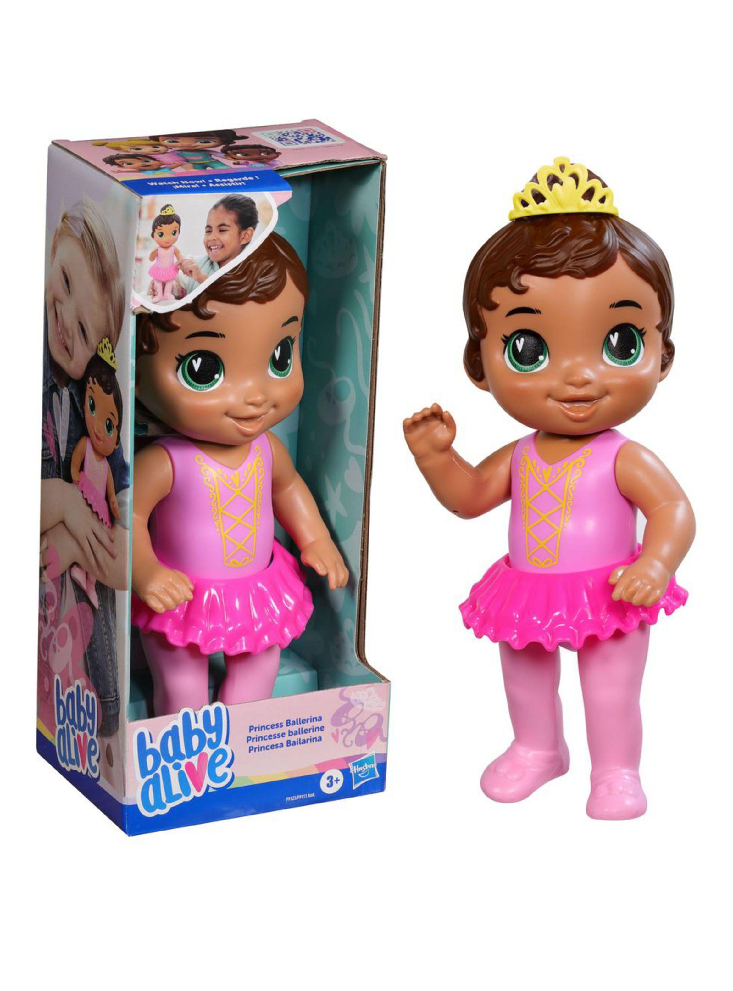 Muñeca Princesa Bailarina Cabello Castaño-2