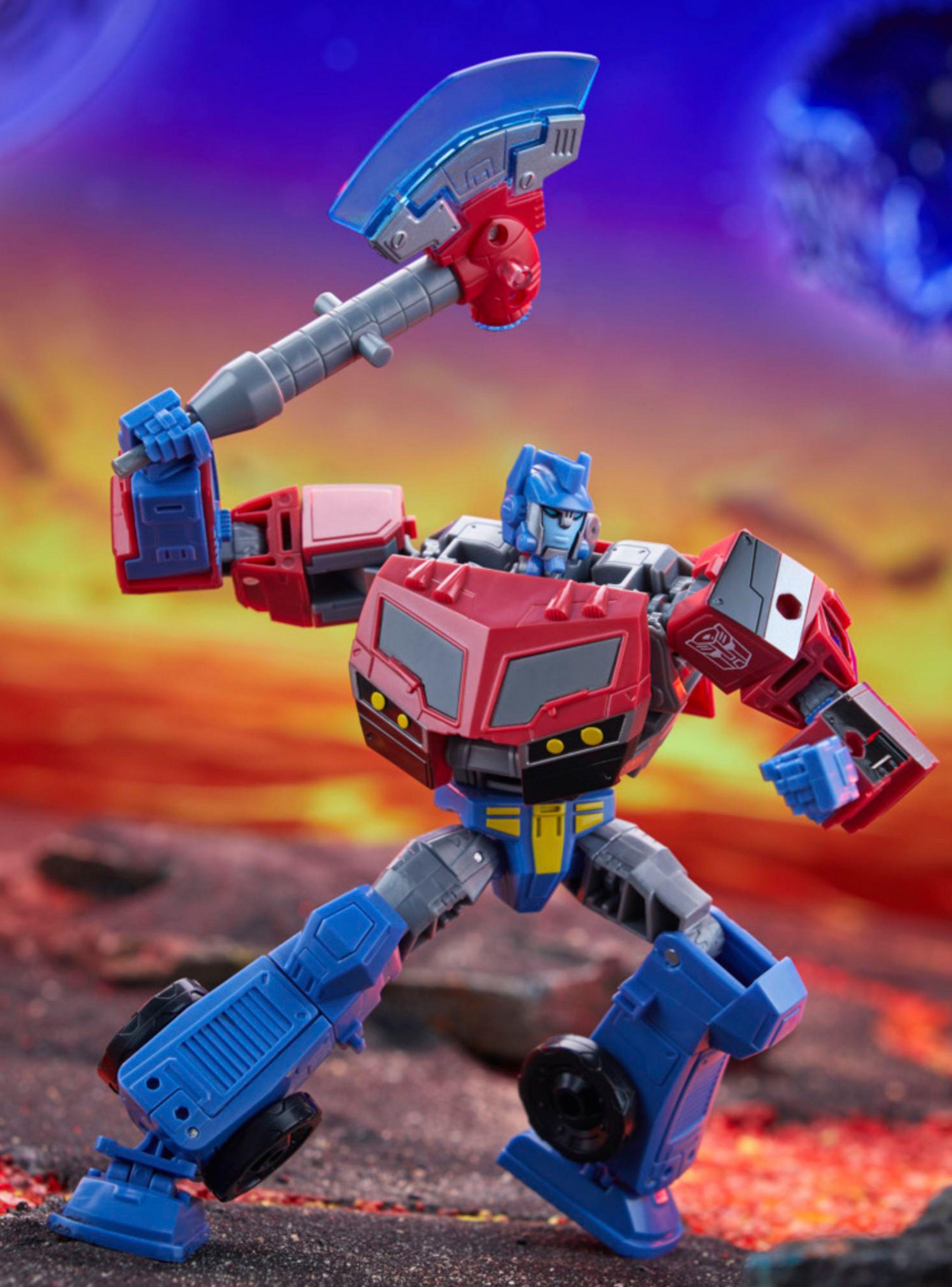 Figura de Acción Legacy Animated Universe Optimus Prime-5