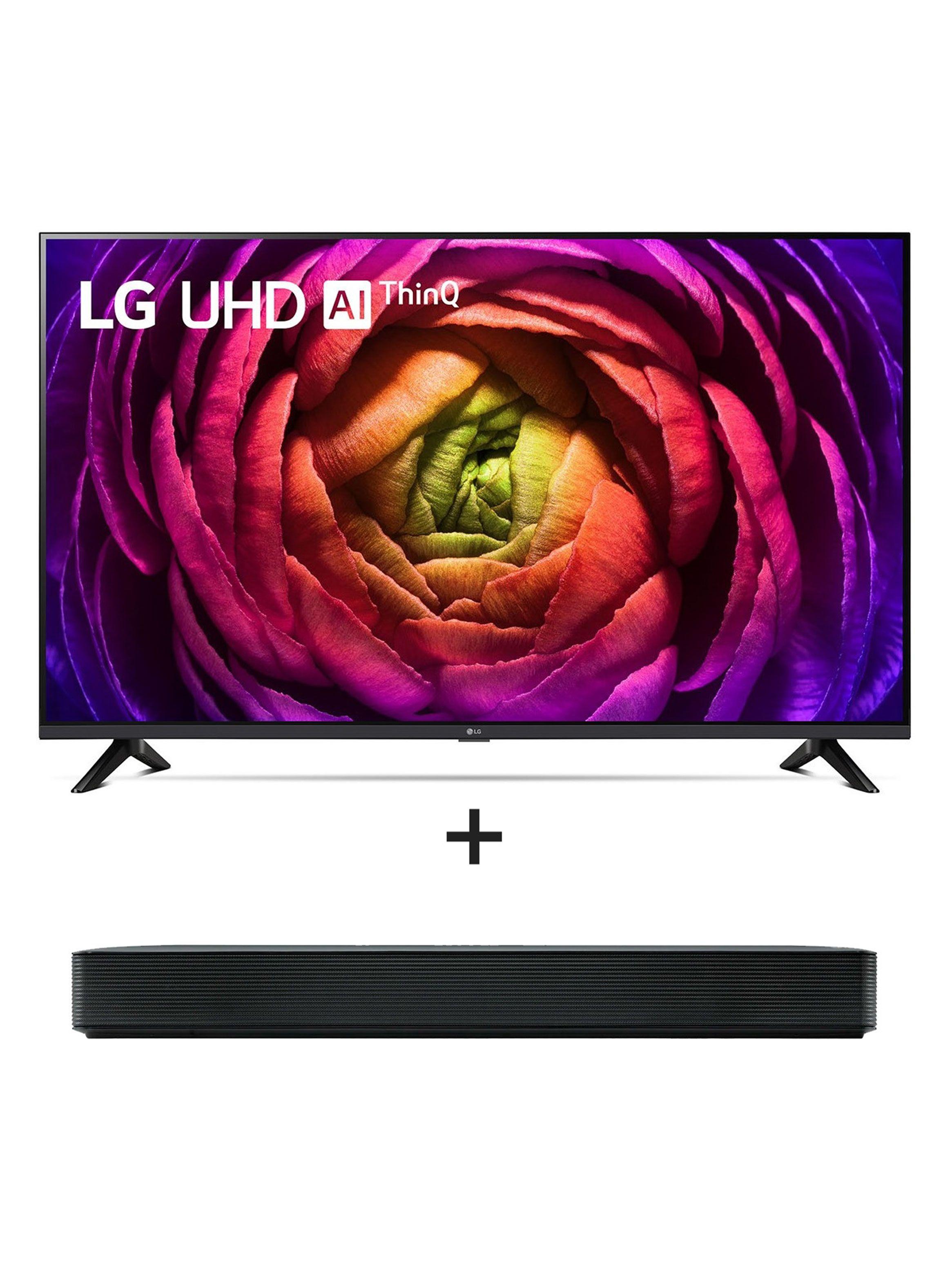 LED Smart TV 50" 4K UHD TV 50UR7300 + Soundbar LG SK1-0