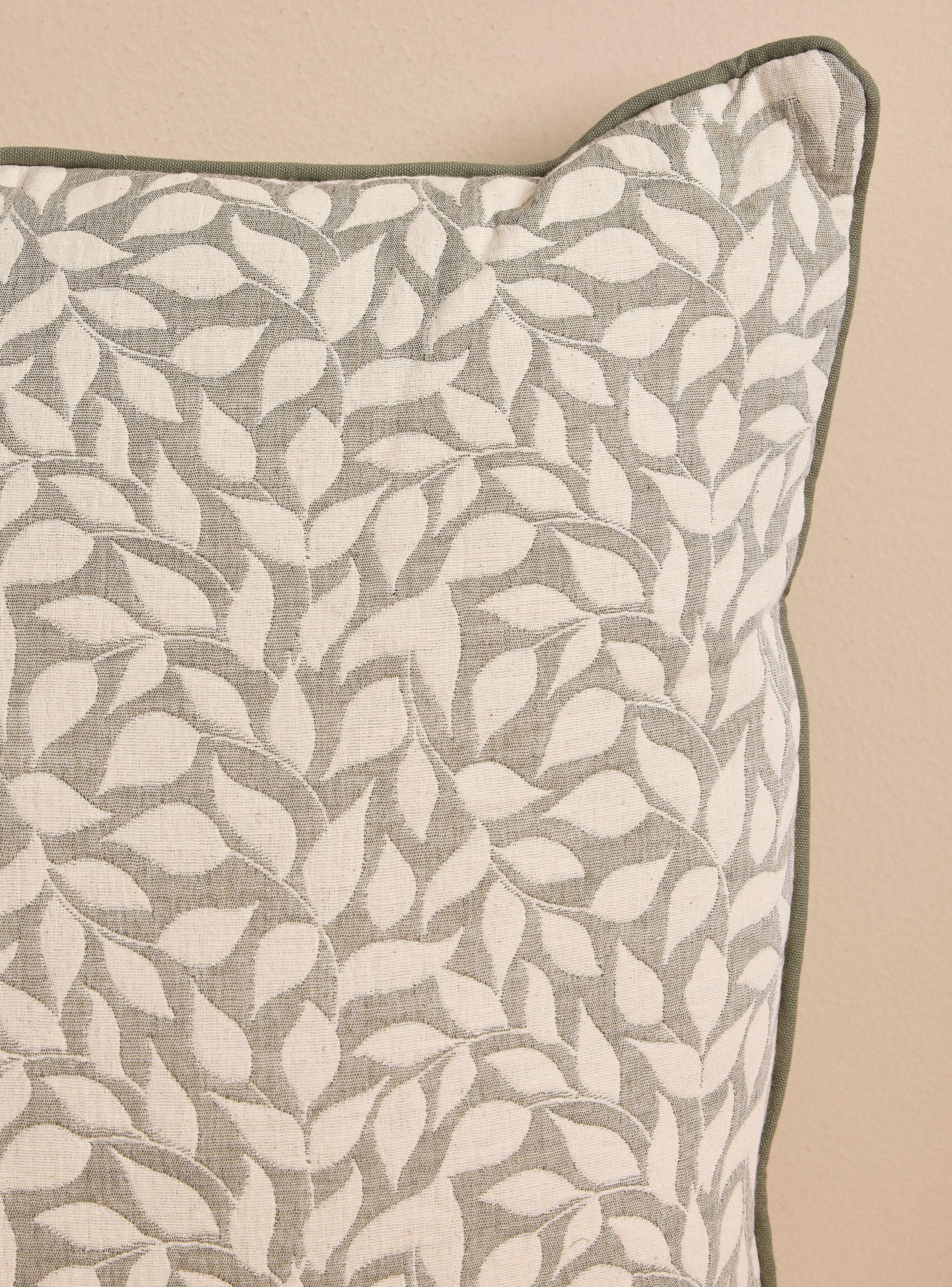 Cojín Jacquard Hojas 50x50 cm-2