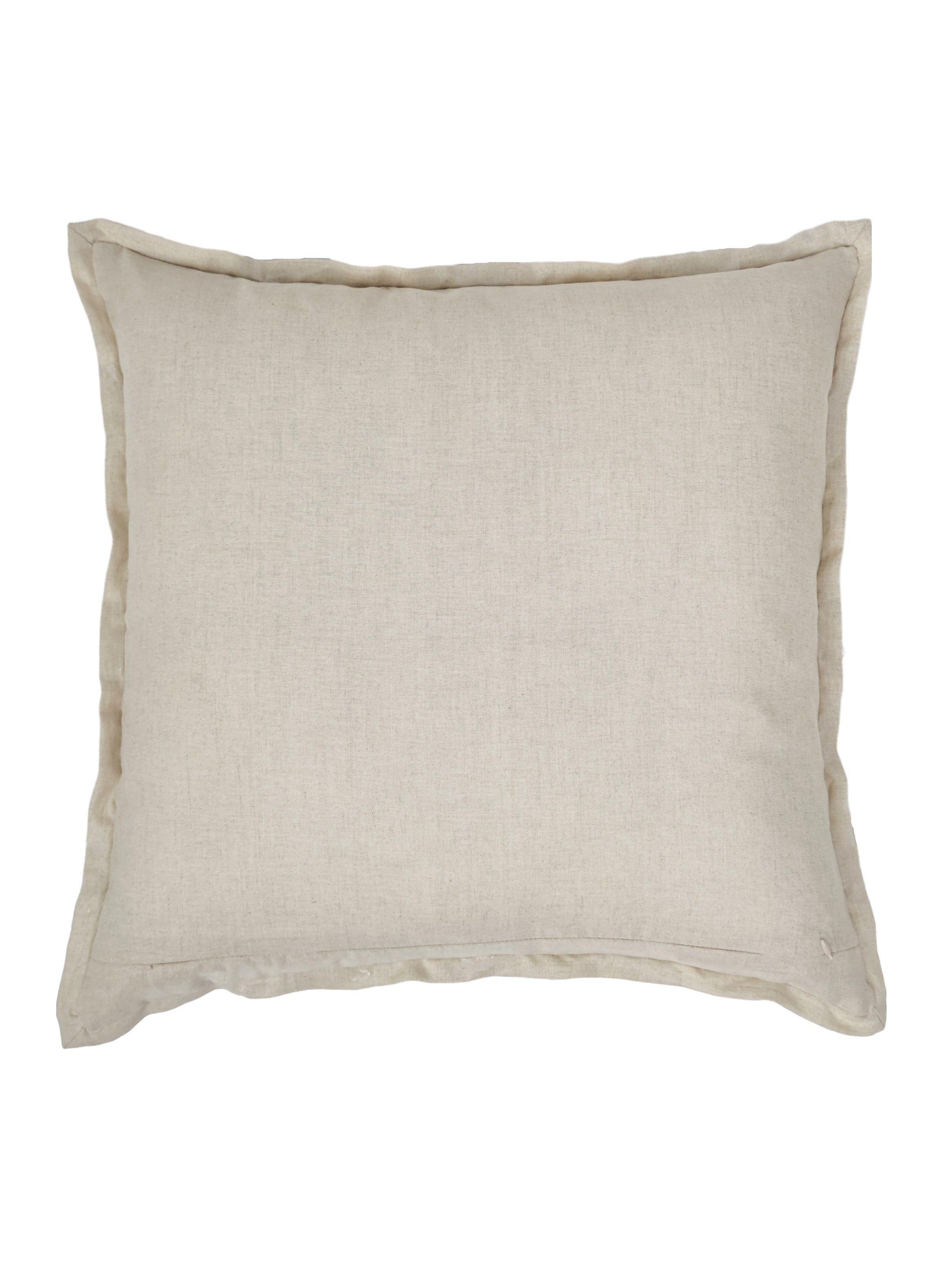 Cojín Velvet Borde Lino 50x50 cm-1