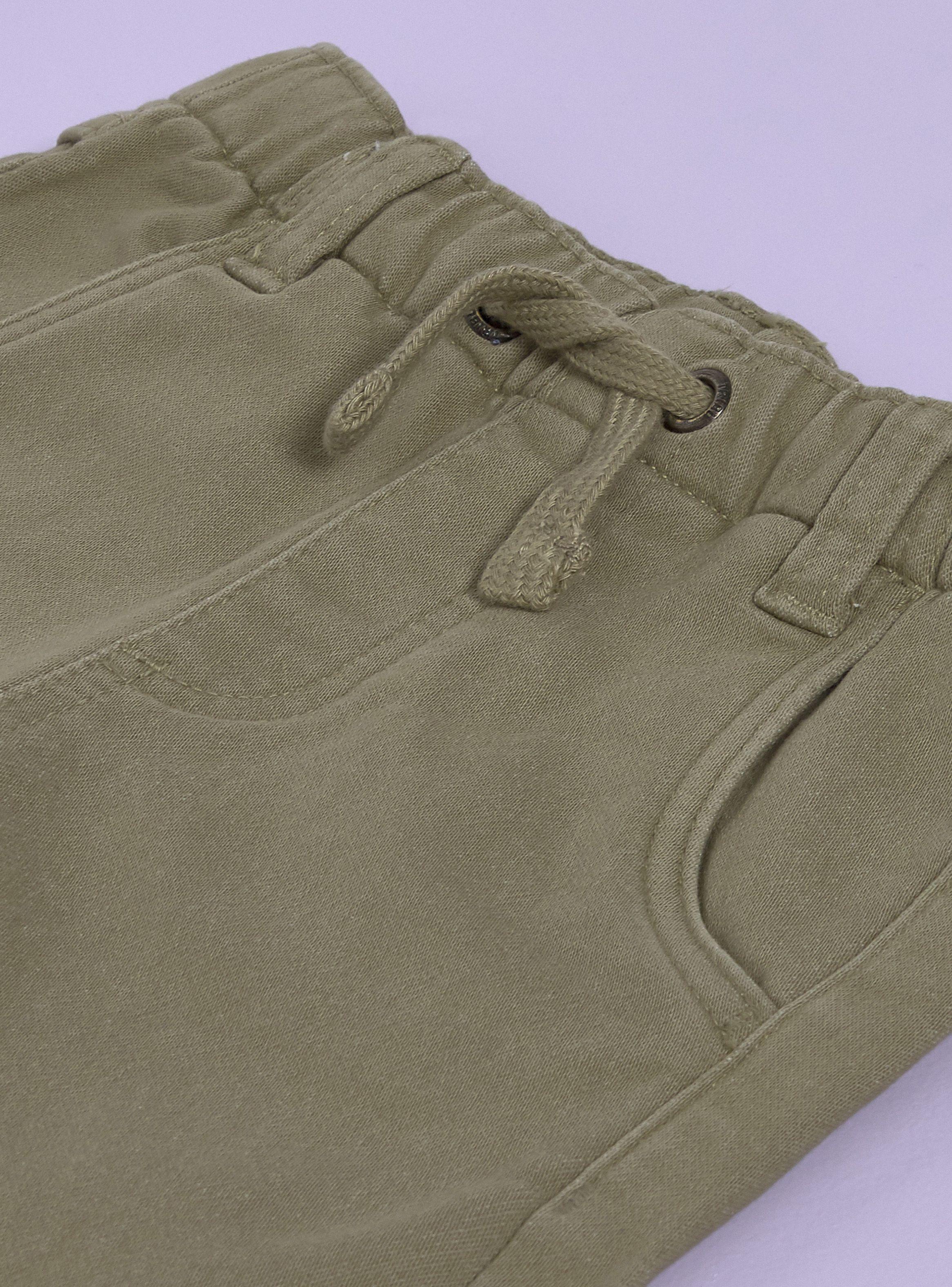 Jeans Niño con Cordón y Cintura Elasticada-1