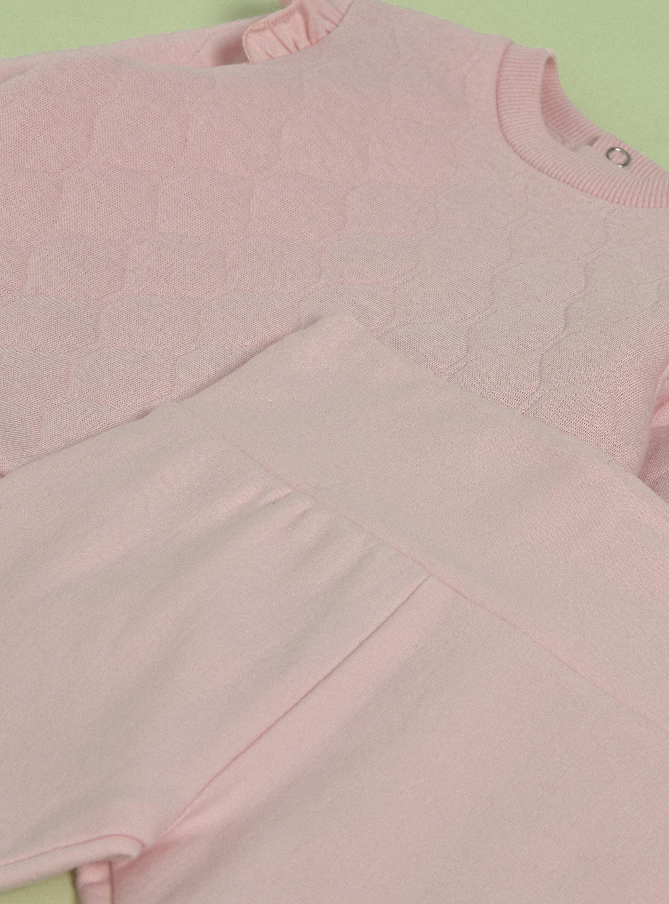 Conjunto Polerón con Vuelos y Calzas Niña-2