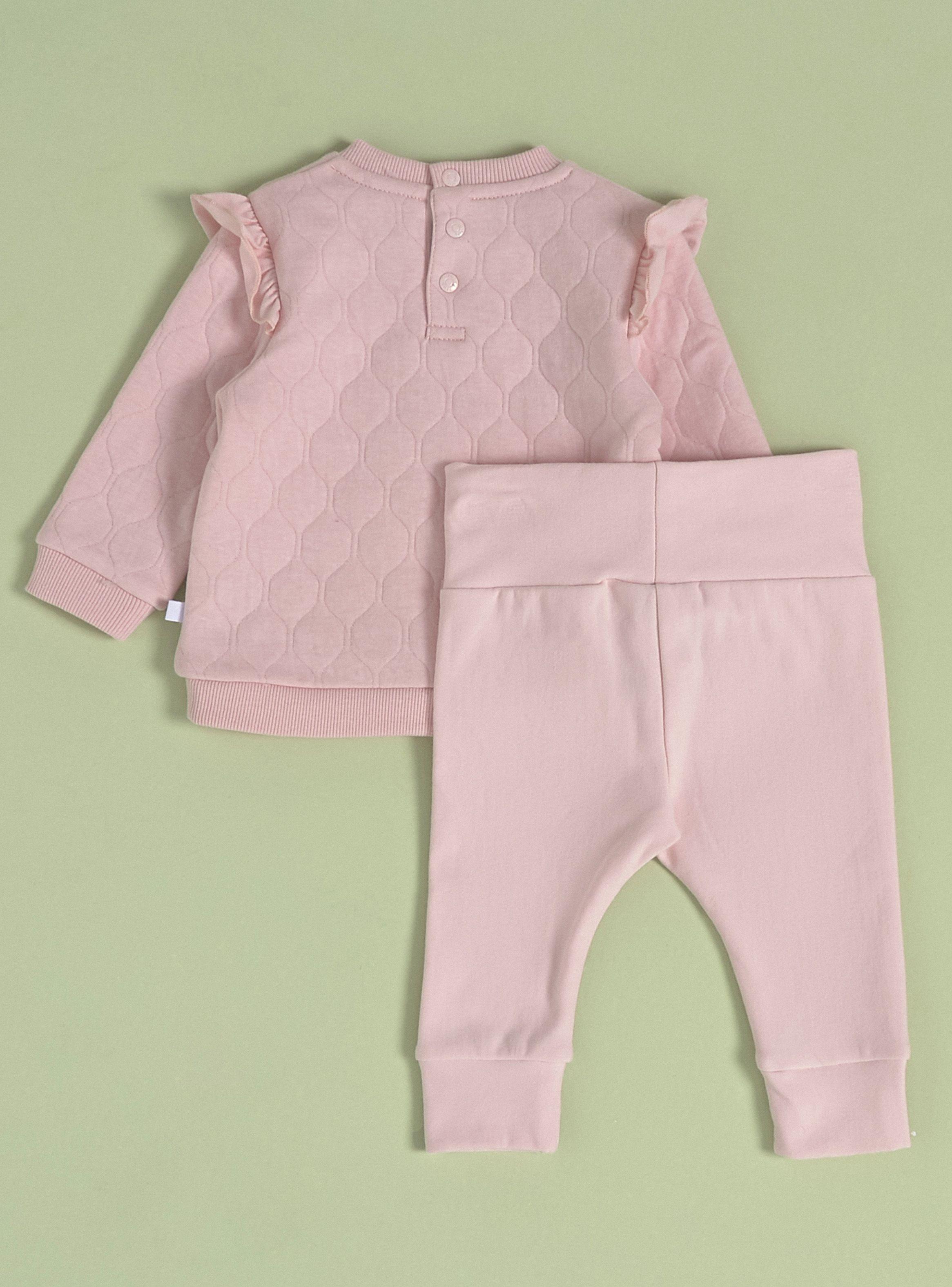Conjunto Polerón con Vuelos y Calzas Niña-1