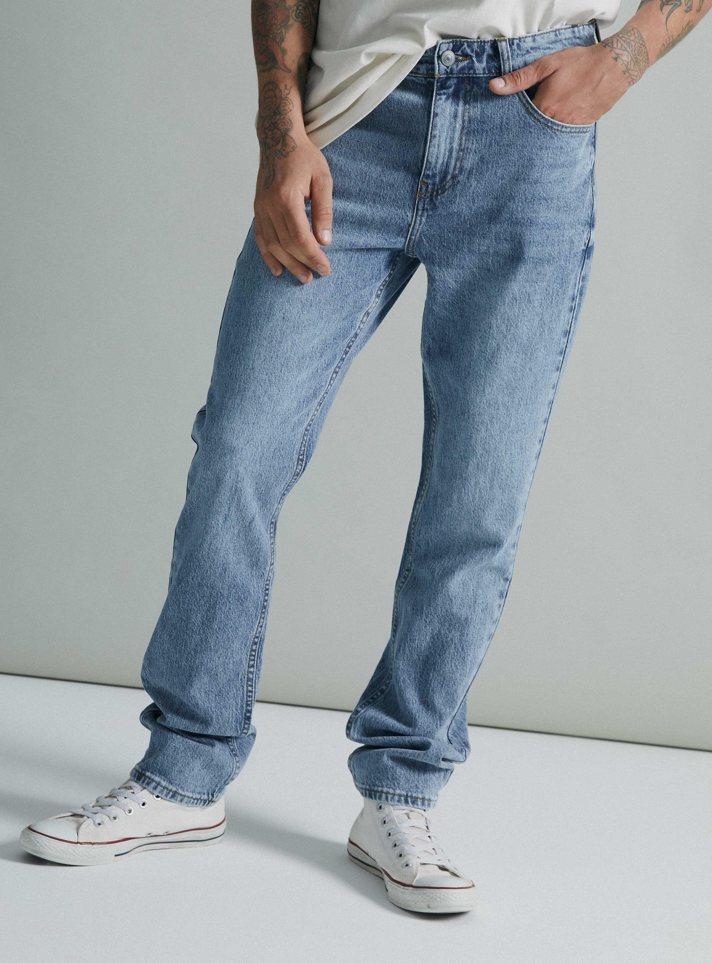 Jeans Slim Indigo Semi Elasticado-0