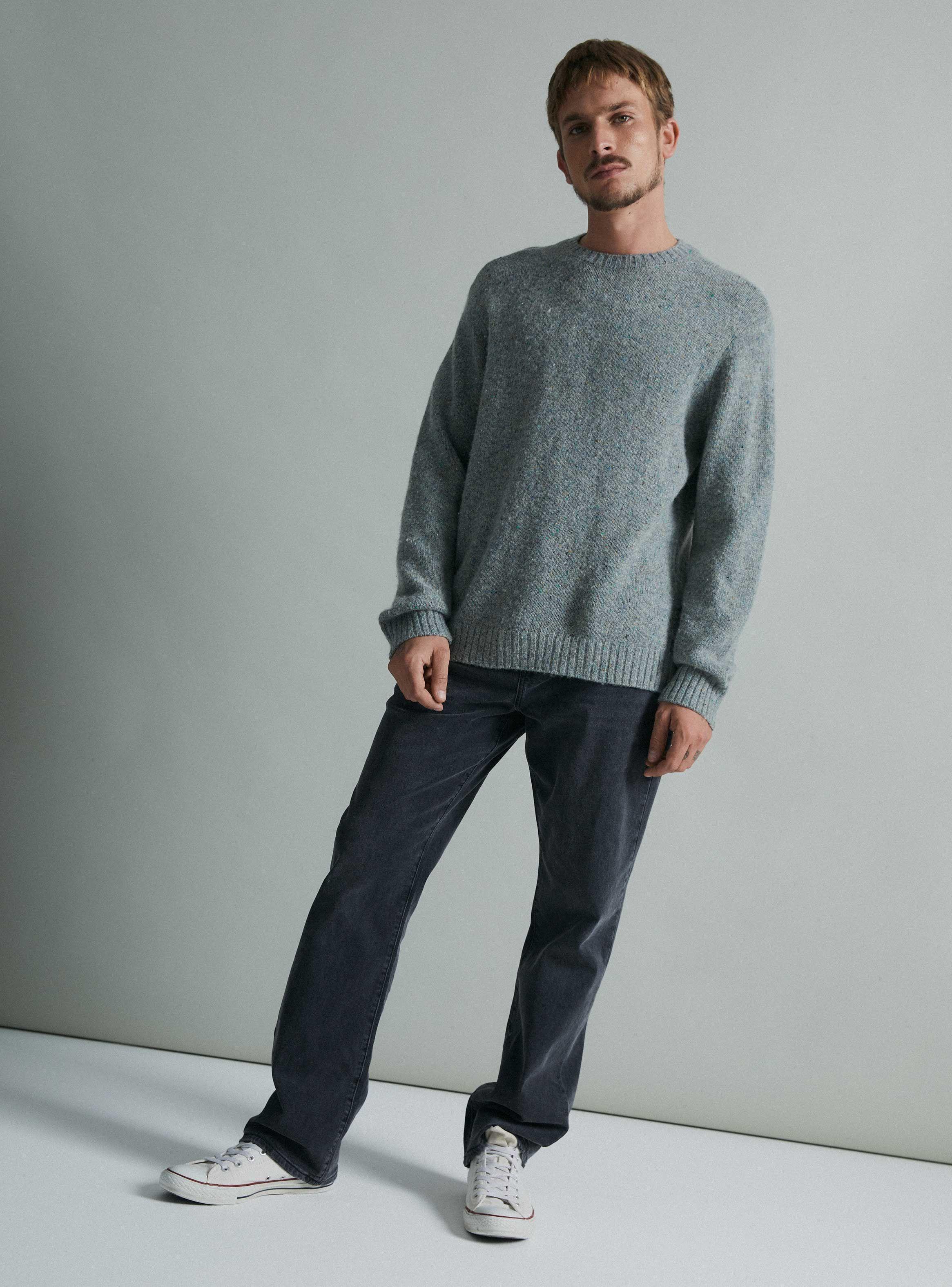 Jeans Recto Calce Semi Elasticado-4