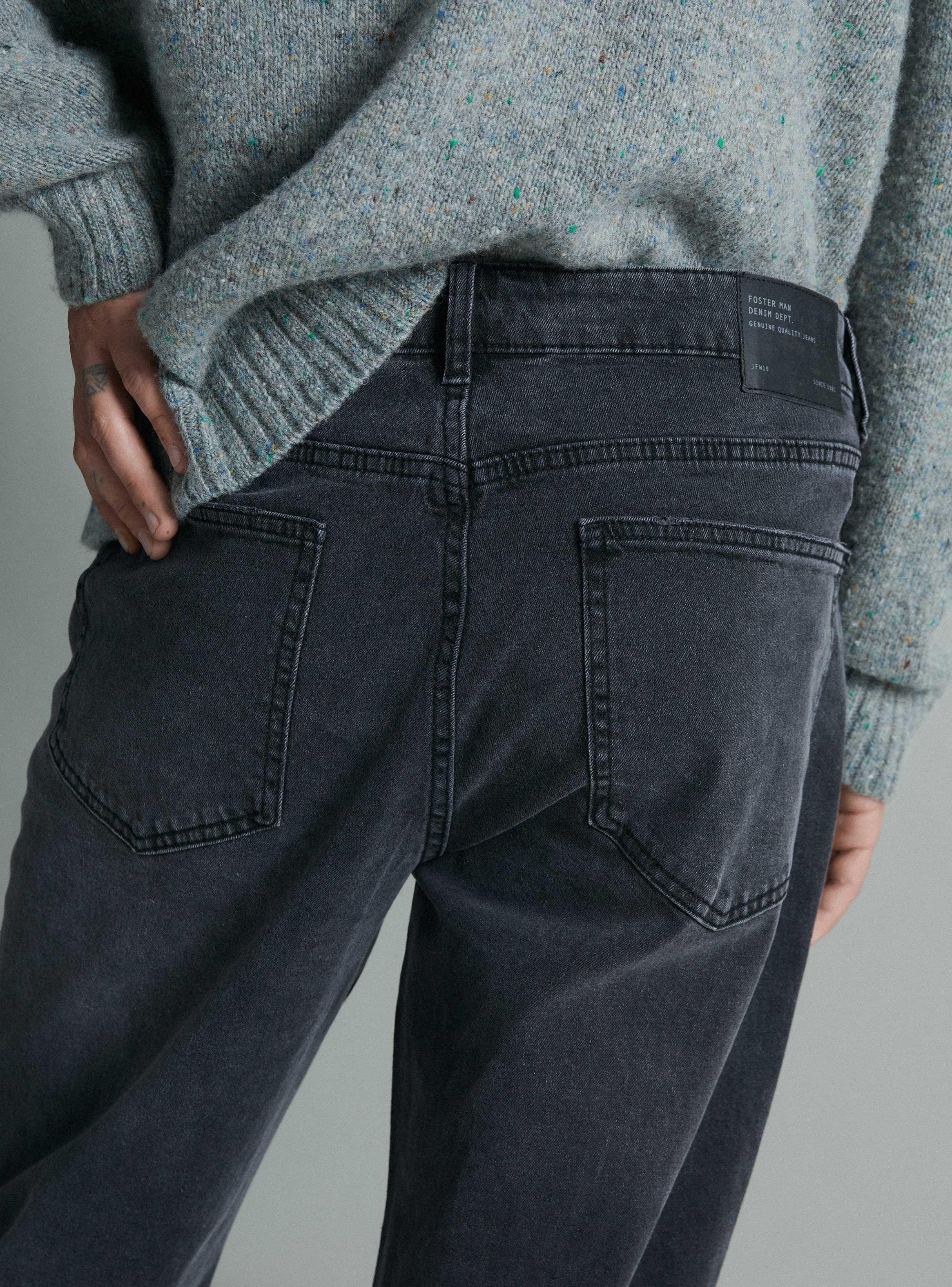 Jeans Recto Calce Semi Elasticado-3