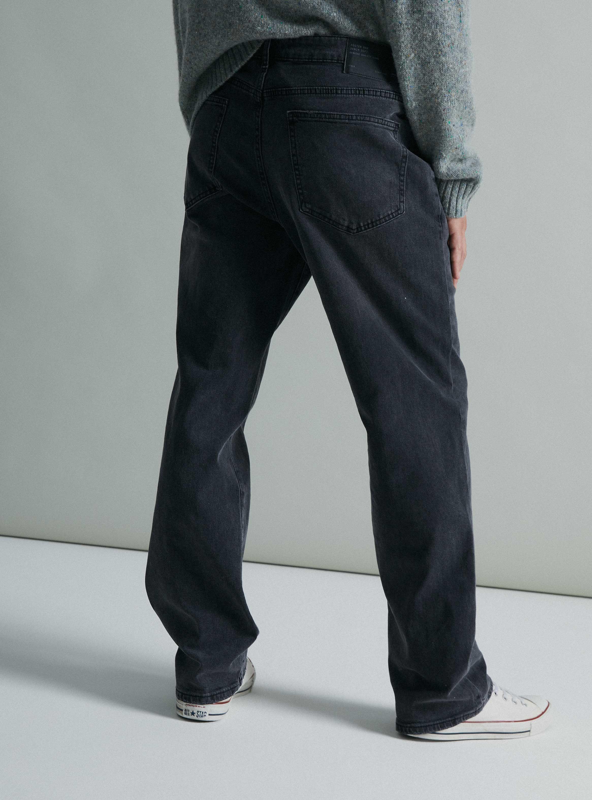 Jeans Recto Calce Semi Elasticado-1