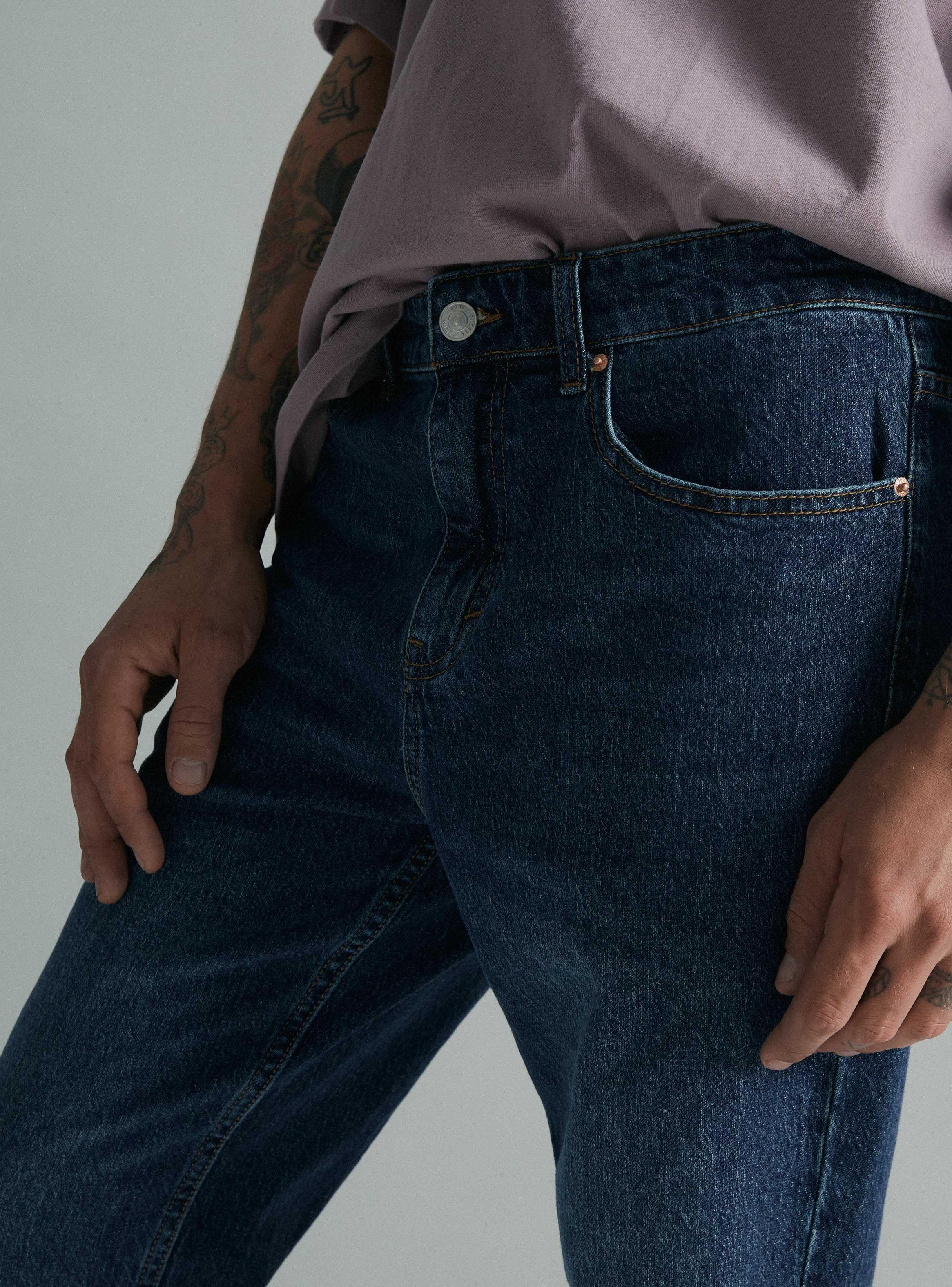 Jeans Recto Semi Elasticado Moda-2