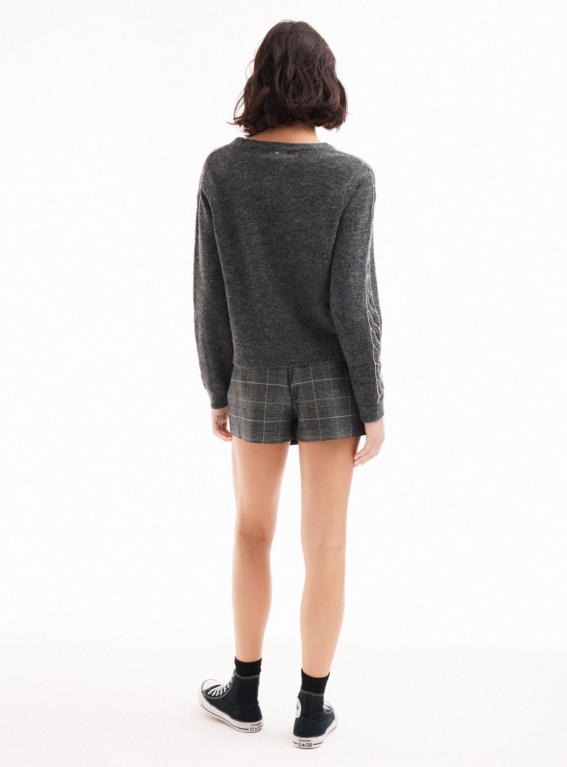 Sweater con Aplicación en Mangas-5