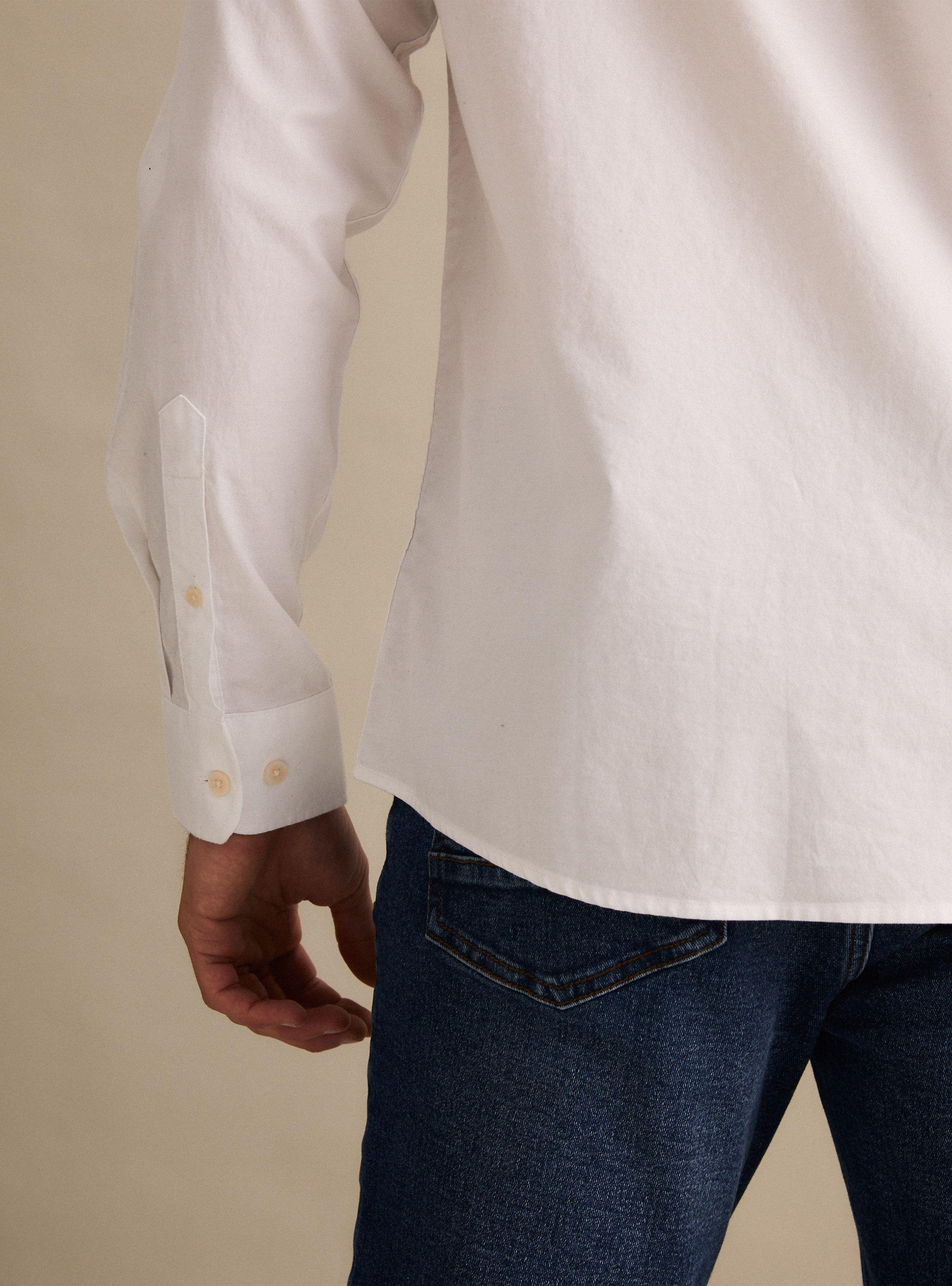 Camisa Manga Larga Lisa Oxford-3
