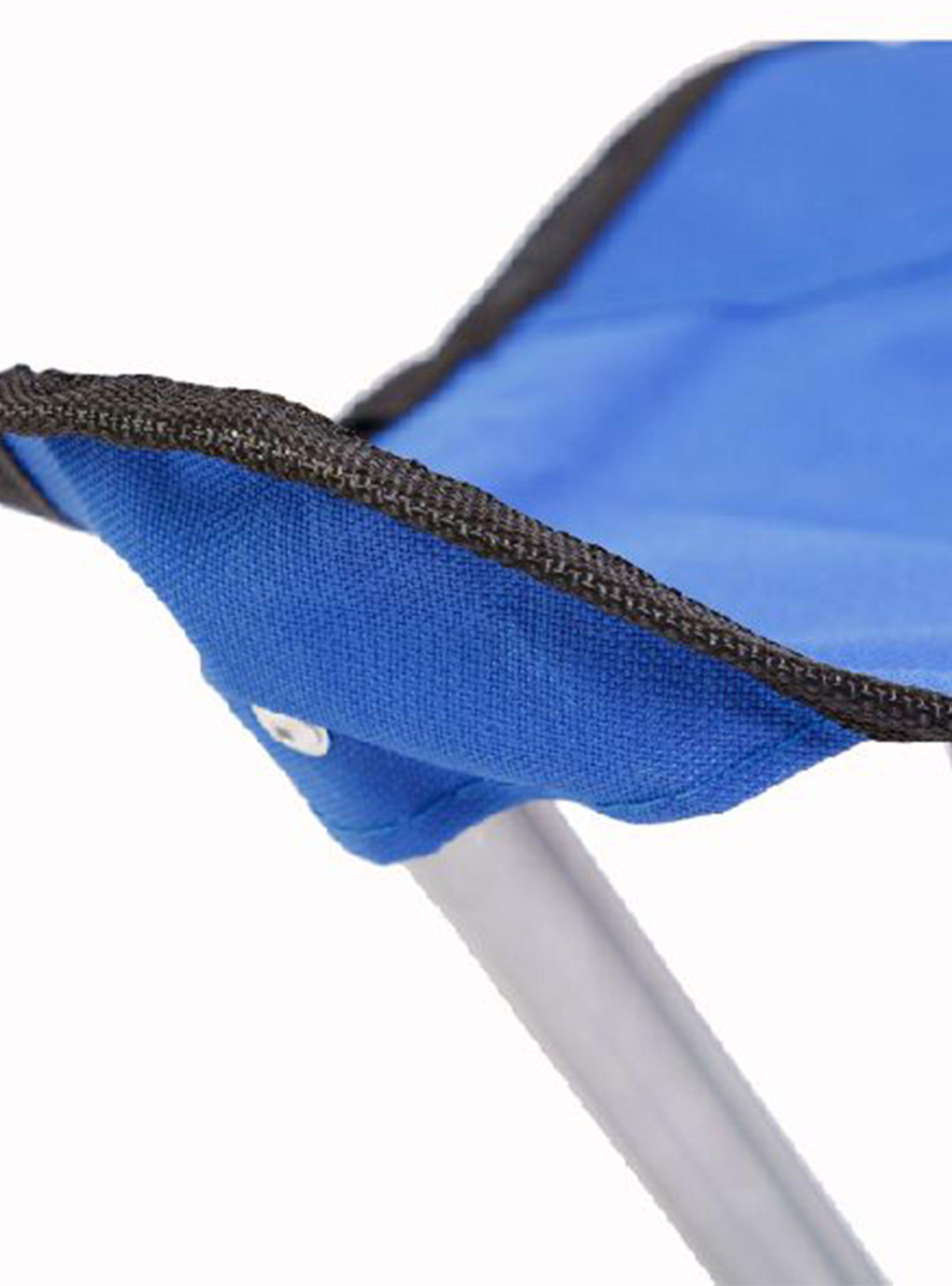 Banquito Tripode de Camping Hierro Azul-5