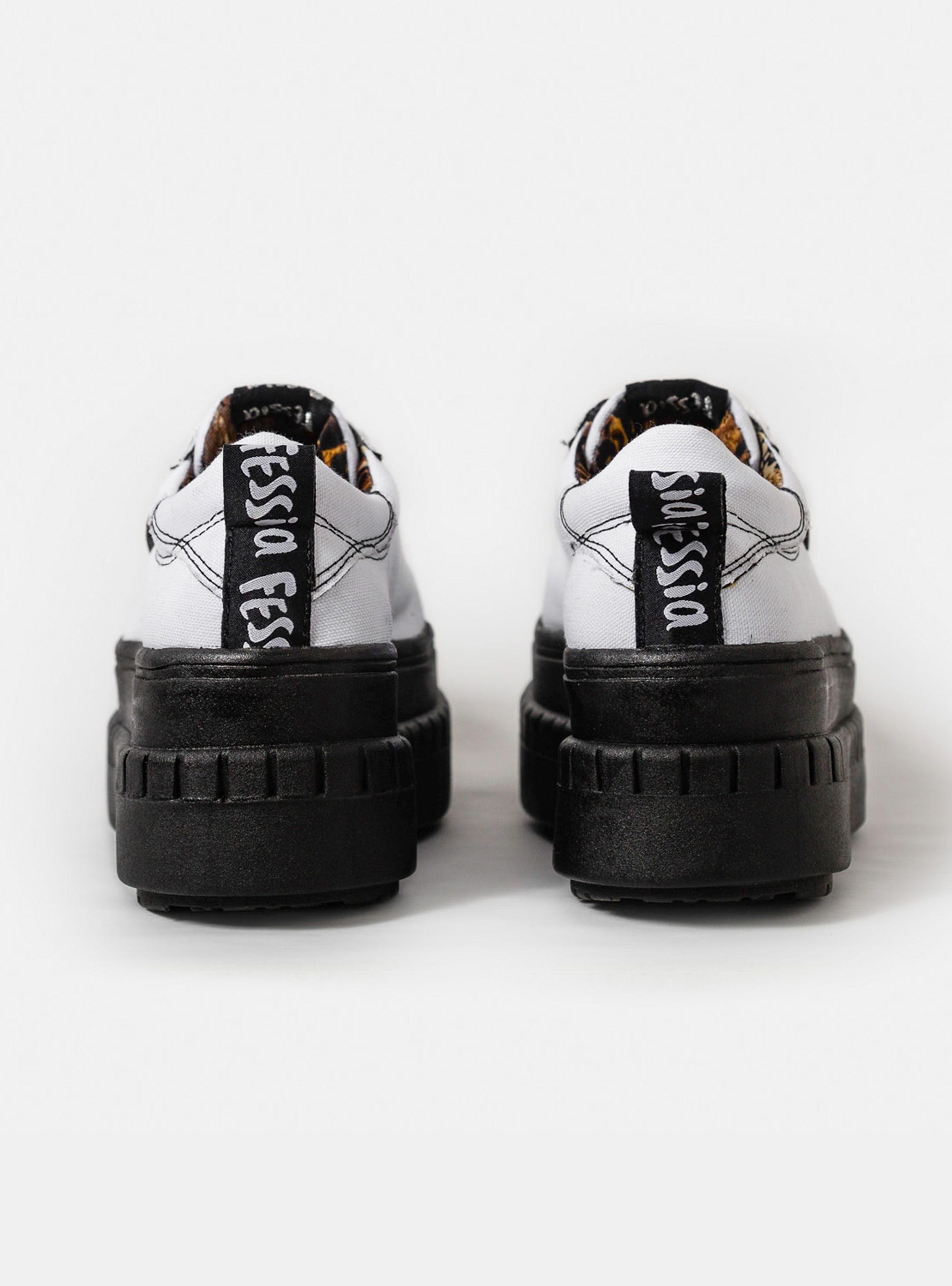 Zapatilla Urbana Funky Lona White Mujer-4