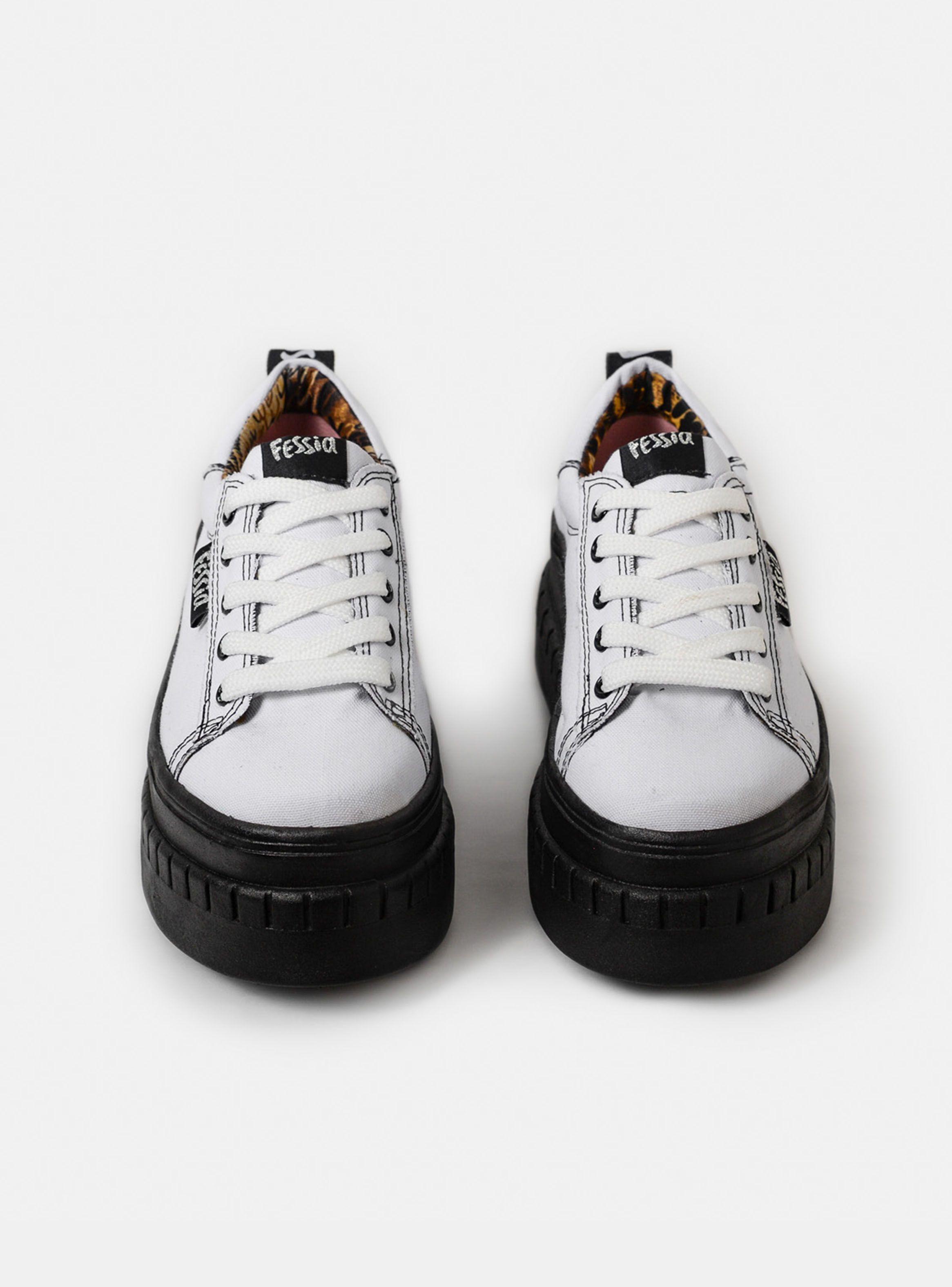 Zapatilla Urbana Funky Lona White Mujer-1