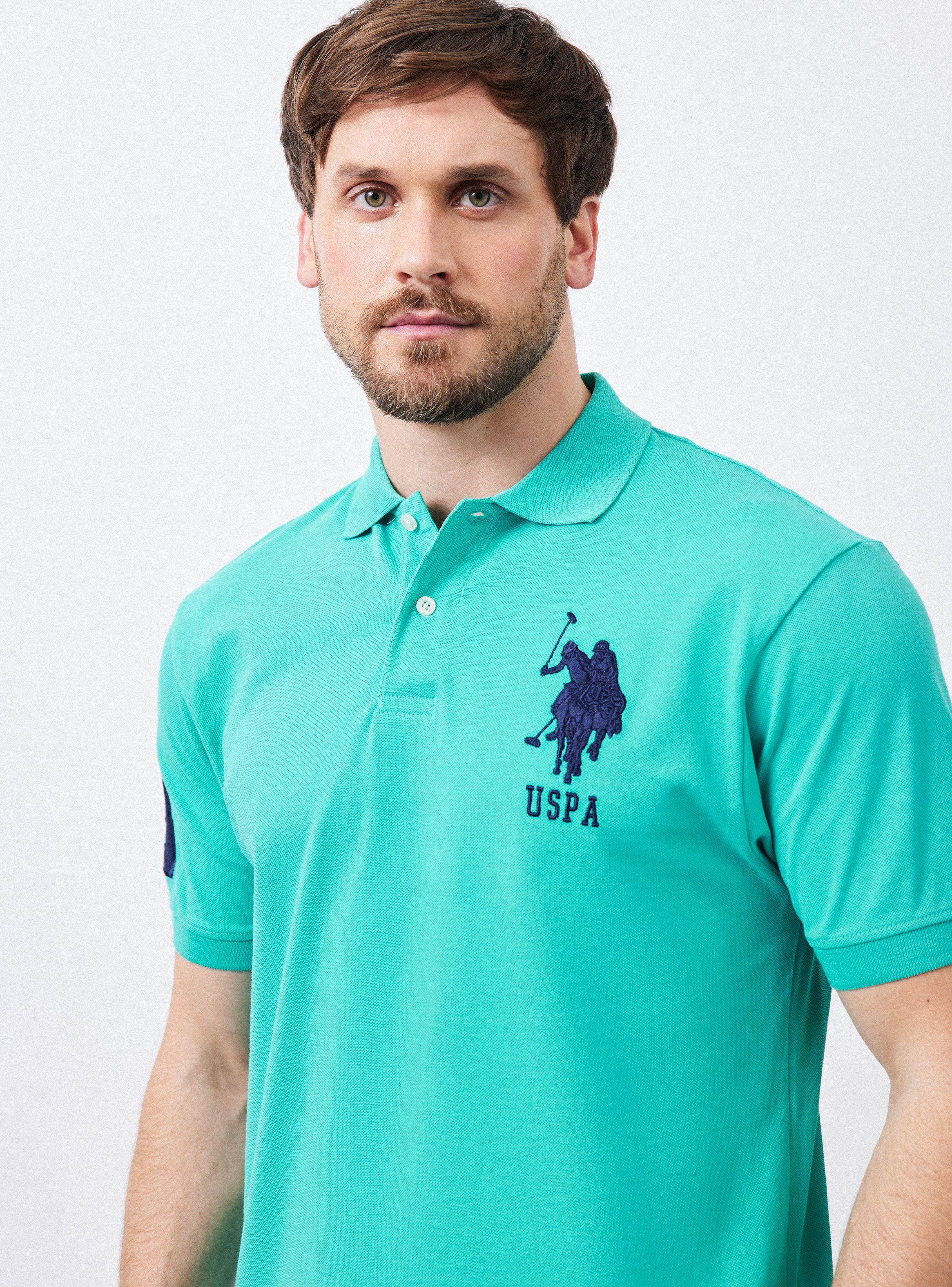 Polera Piqué Manga Corta Big Logo Colores Moda-2