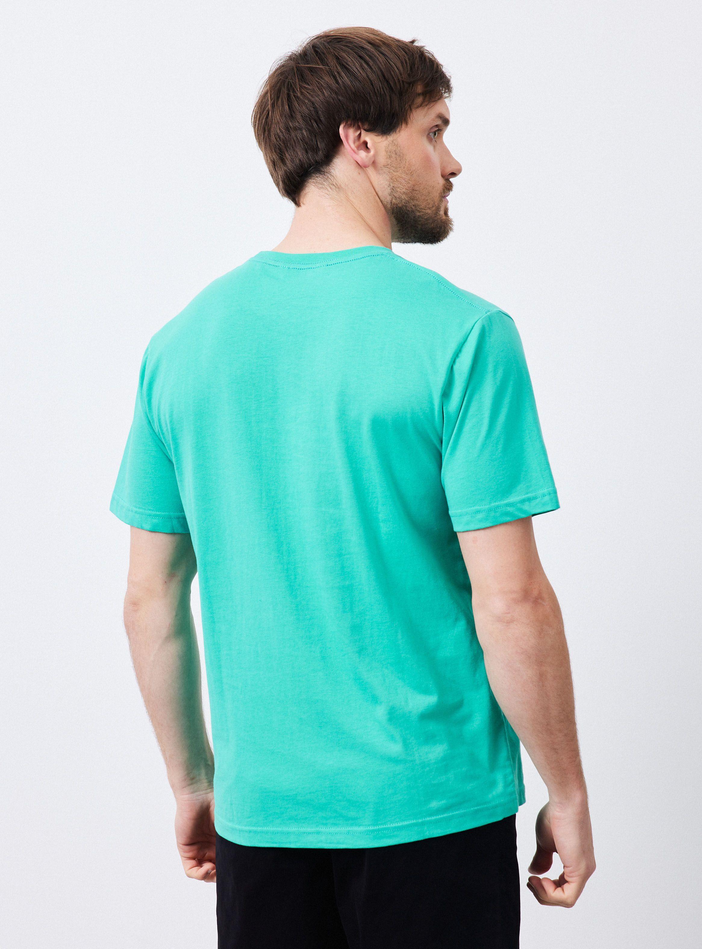 Polera Manga Corta Crew Neck Colores Moda-1