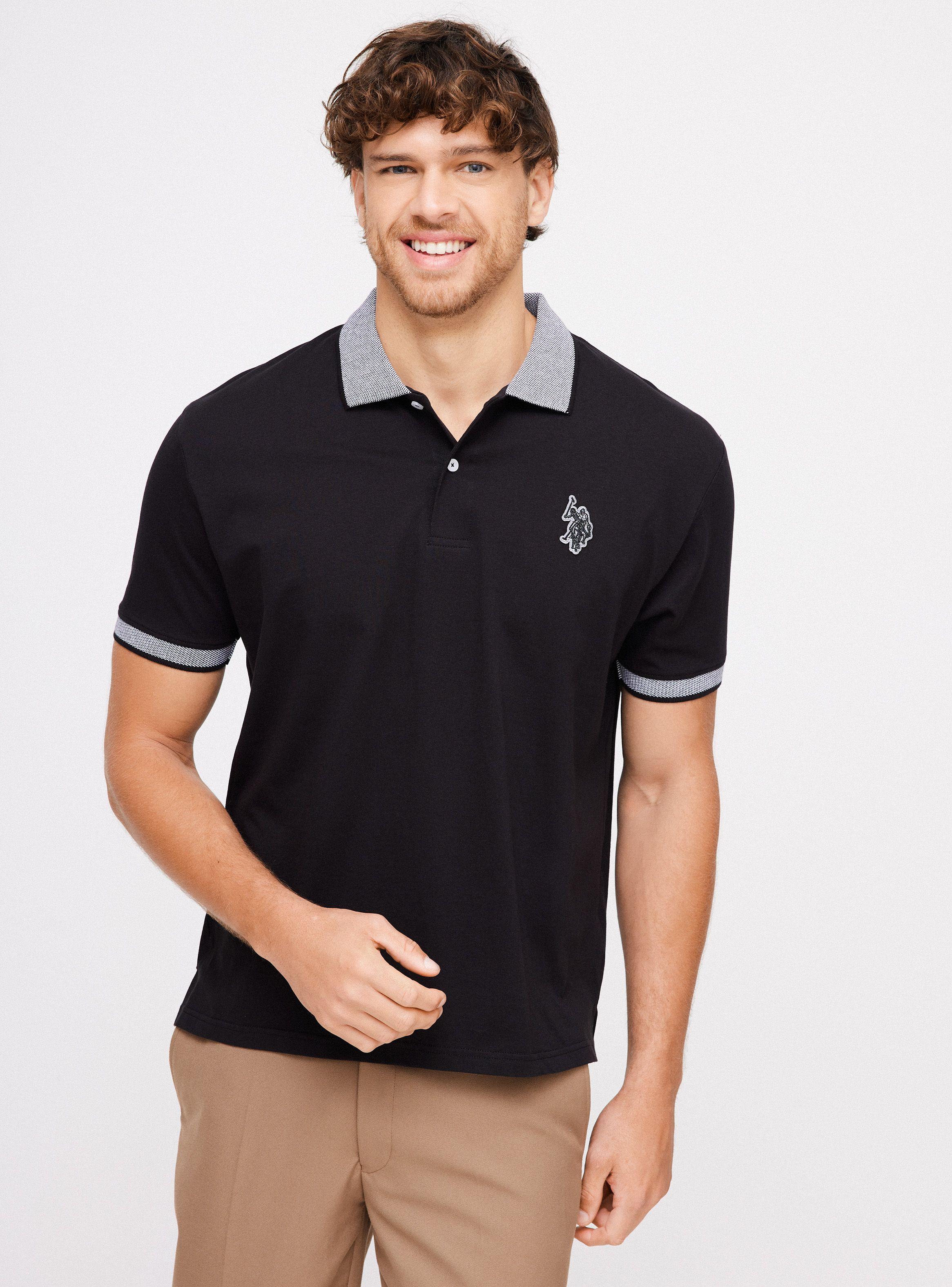 Polera Piqué Logo Detalle Cuello y Manga-0