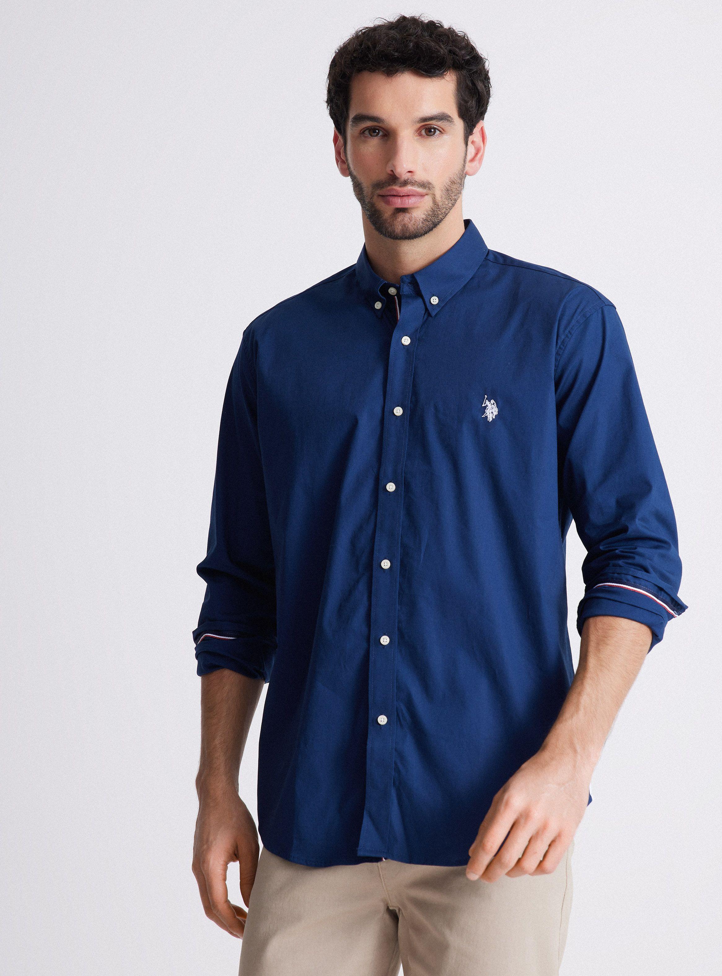 Camisa de Vestir Manga Larga Poplin-0