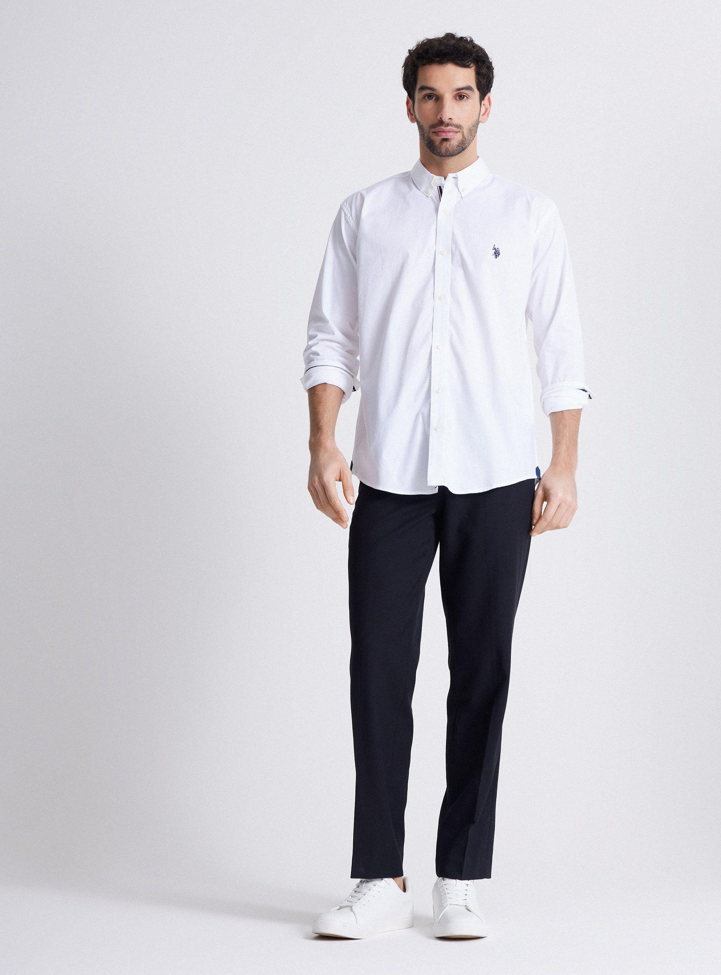 Camisa de Vestir Manga Larga Poplin-0