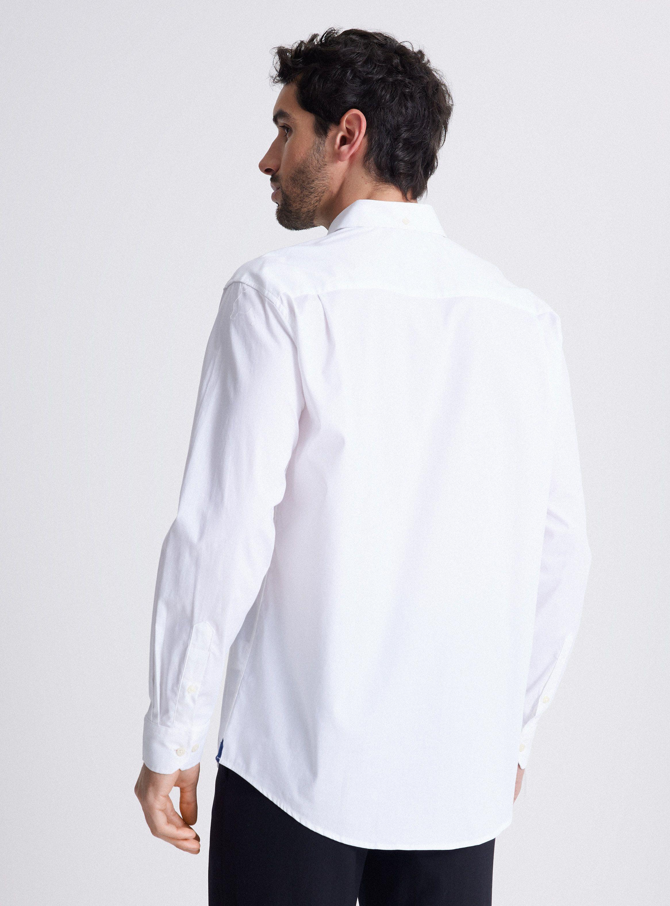 Camisa de Vestir Manga Larga Poplin-1