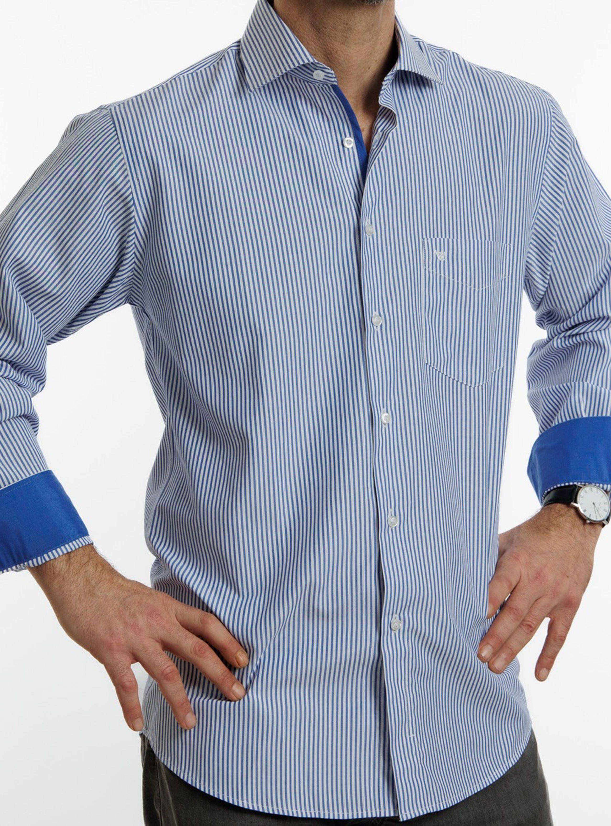 Camisa con Botón Regular Fit Formal Fantasia-0