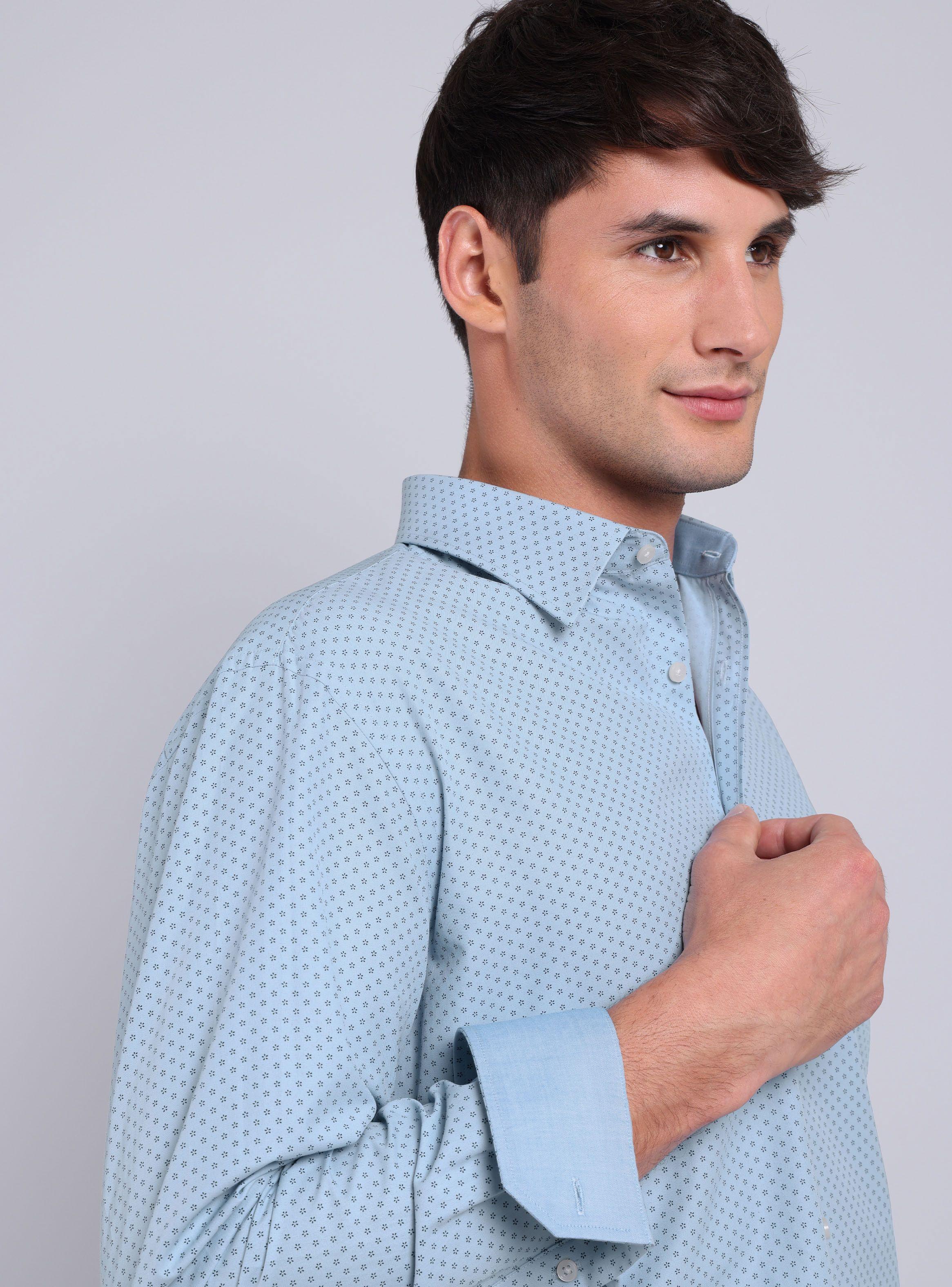 Camisa Diseño Print Pastel Manga Larga Reguar Fit-2