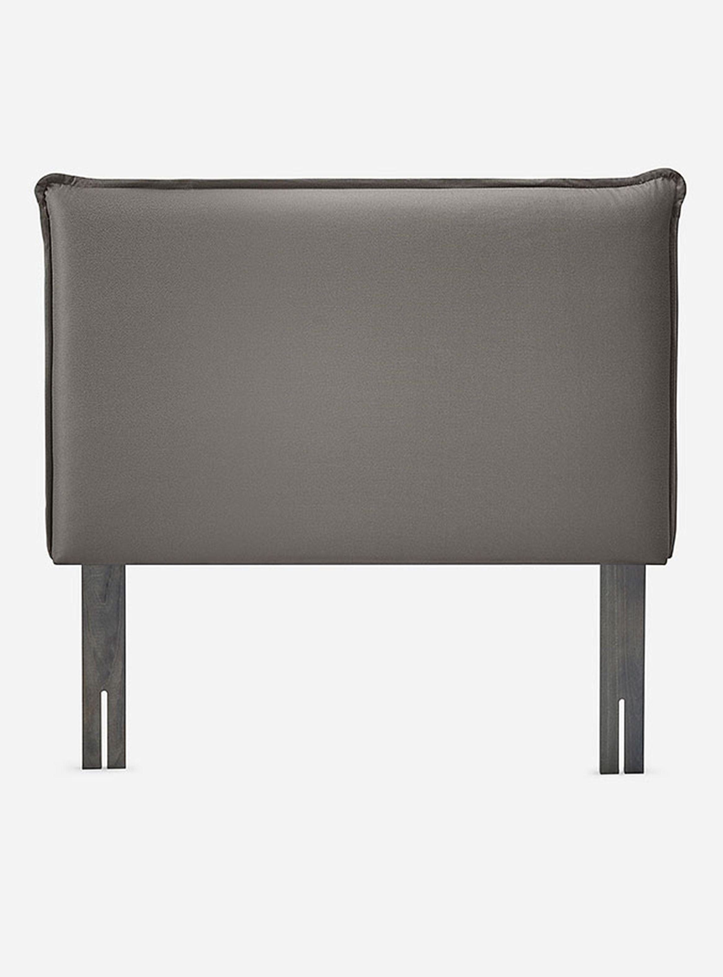 Cama Europea Tempo 1.5 Plazas + Respaldo Maurice Gris-2