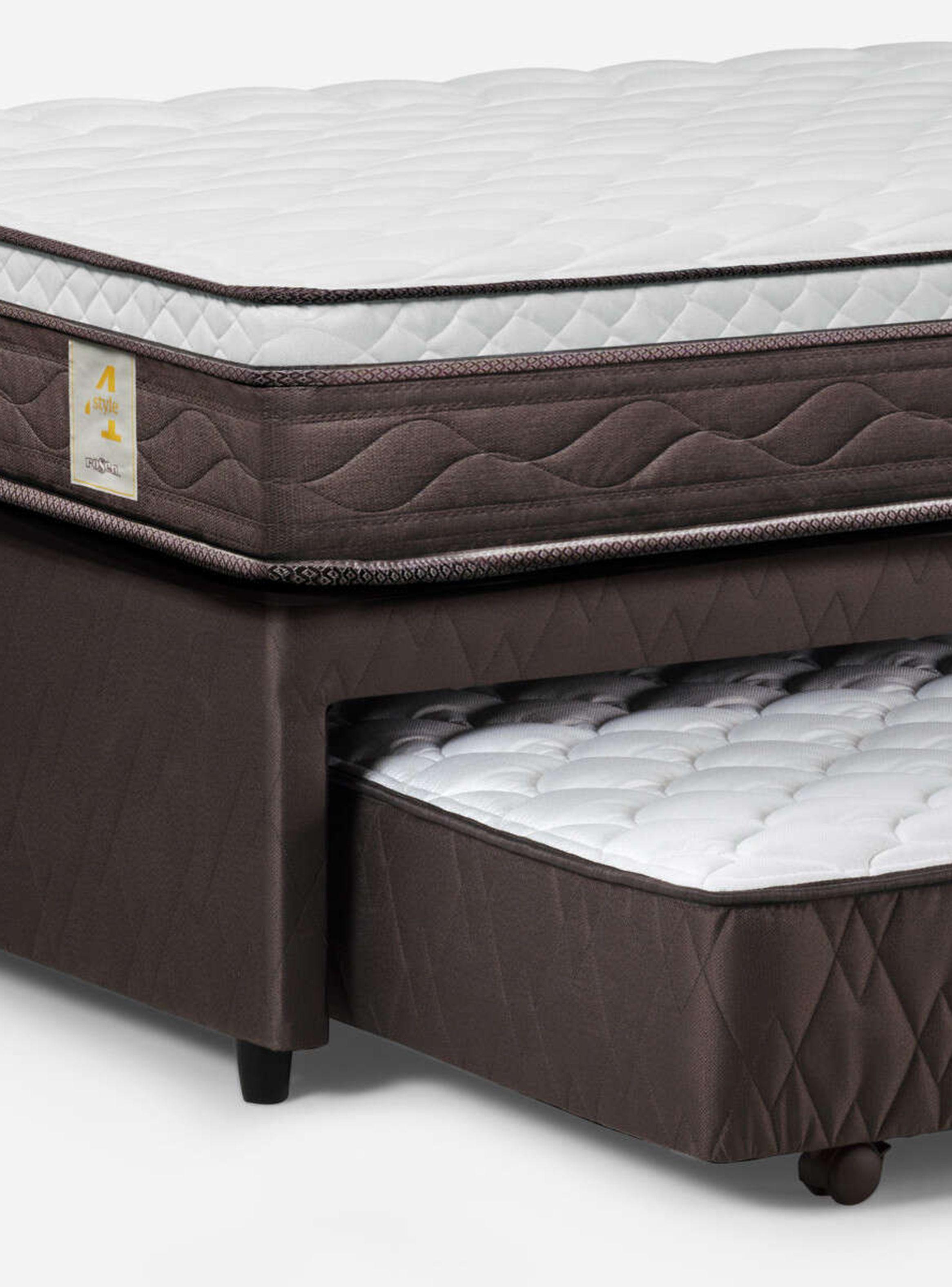 Diván New style 4 1.5 Plazas + Respaldo + Velador Maurice-5