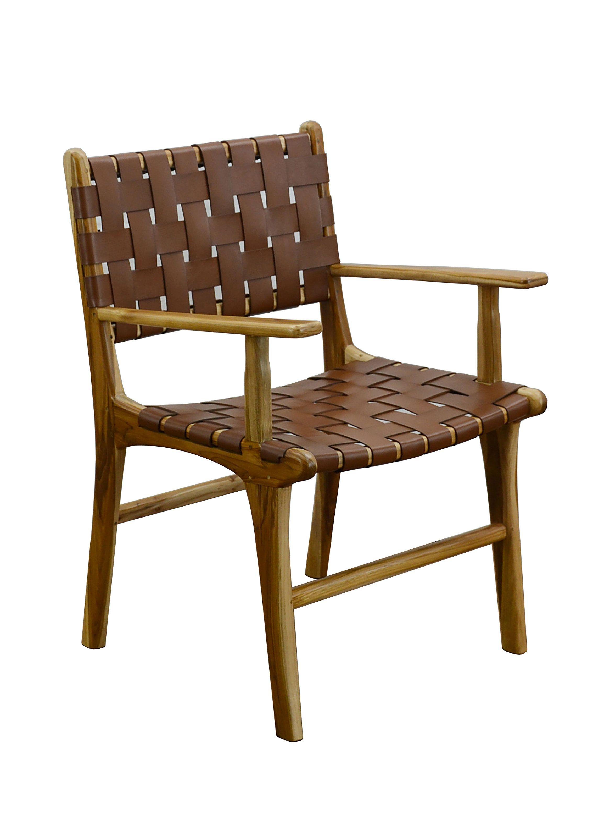 Silla con Brazos Cuero Austral-3