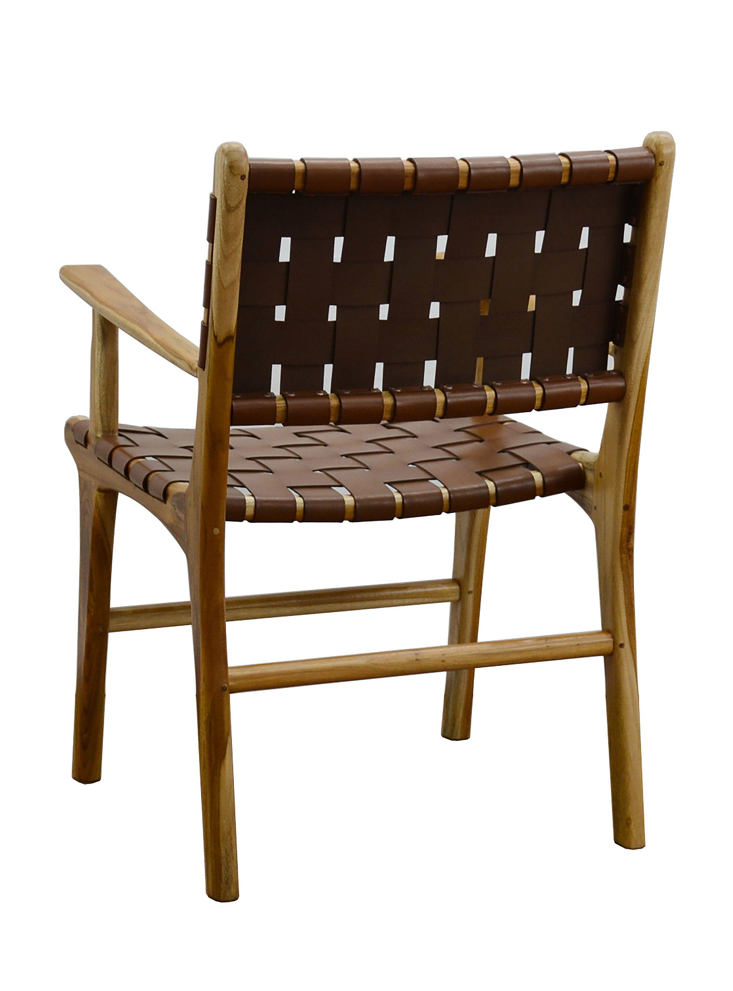 Silla con Brazos Cuero Austral-5