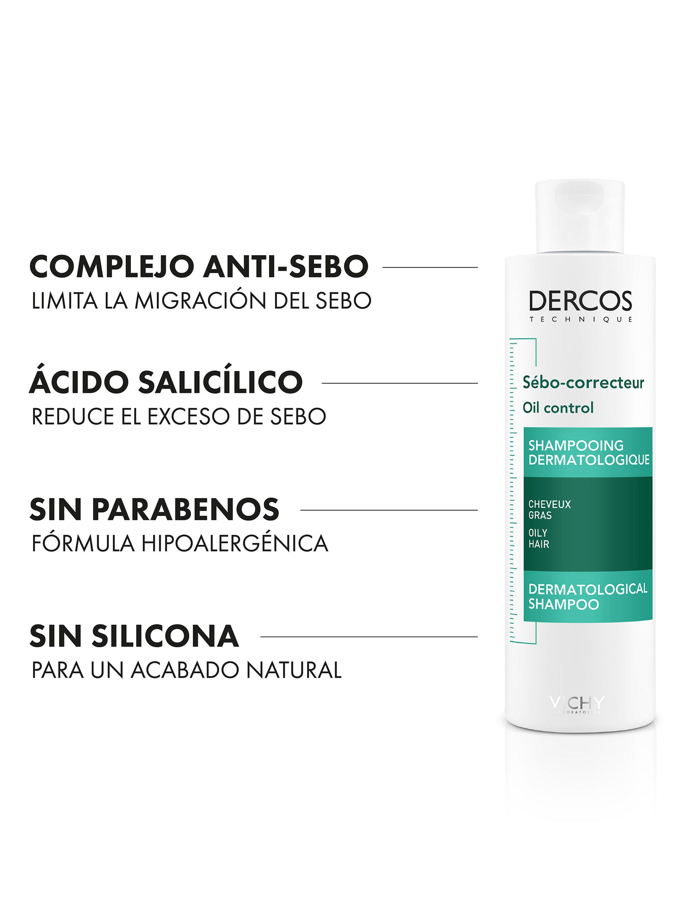 Shampoo Dercos Sebo Corrector 200 ml-3