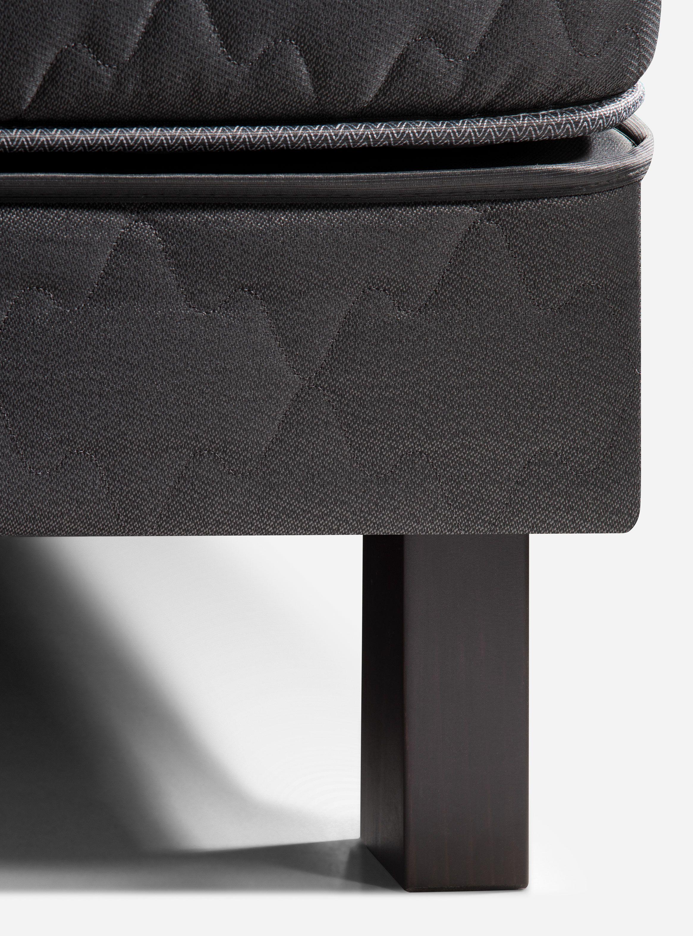 Cama Europea Wave 1 Plaza Tabor Grafito-5