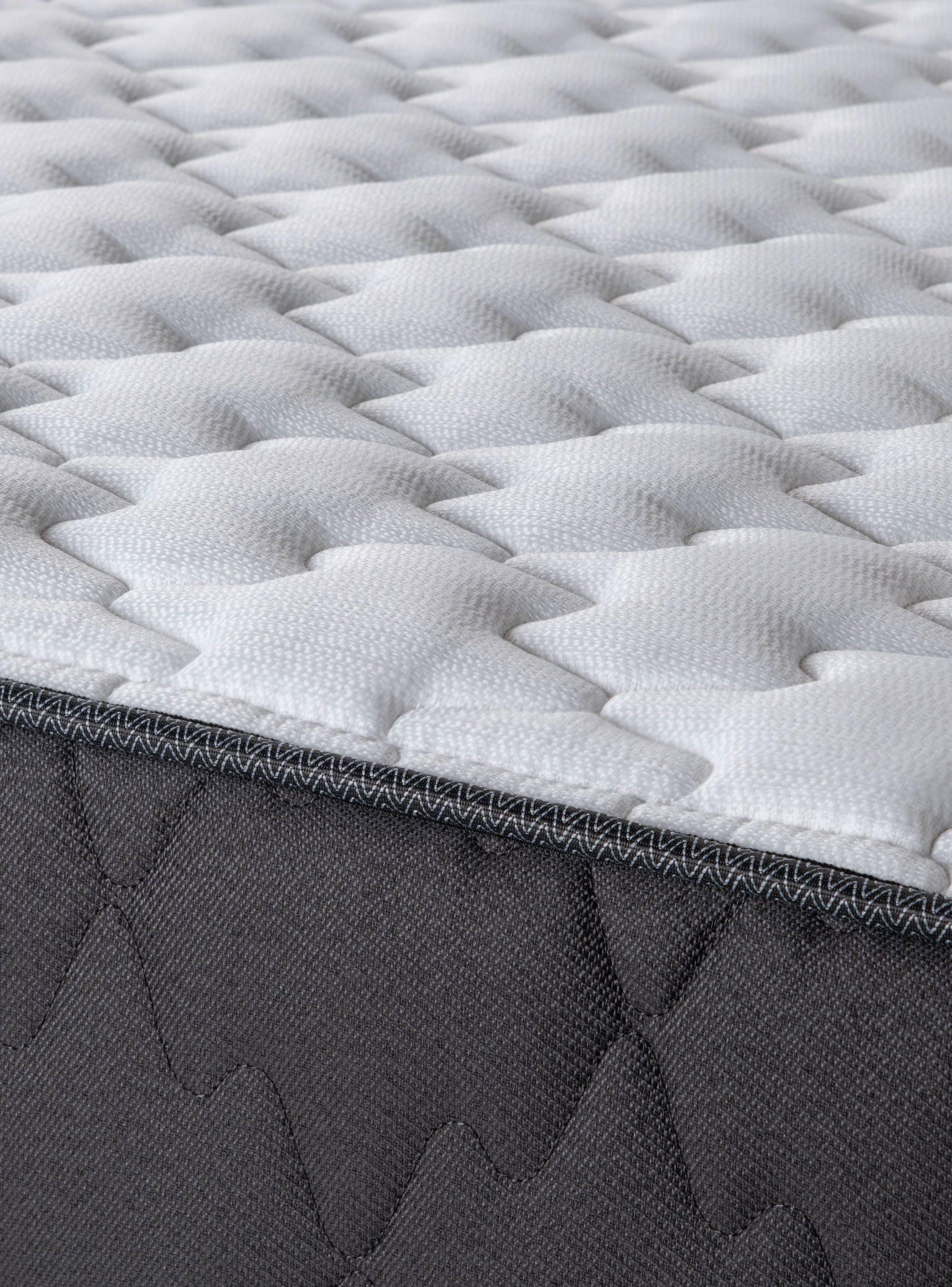 Cama Europea Wave 1 Plaza + Respaldo Tabor Grafito-6