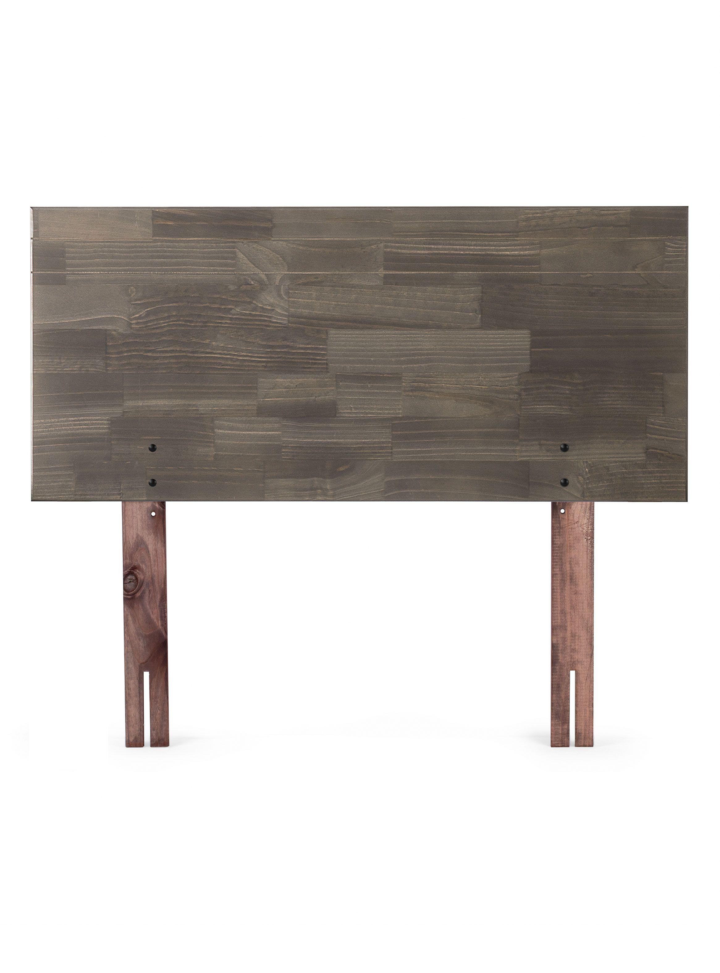 Cama Europea Wave 1 Plaza + Respaldo Tabor Grafito-2