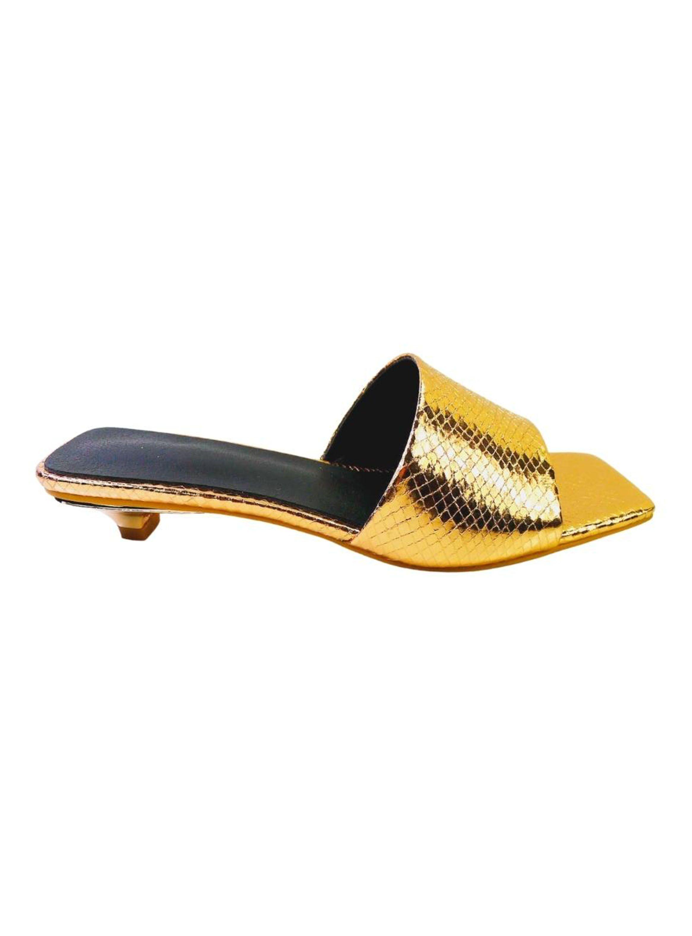 Sandalia Print Taco Cono Mujer-0