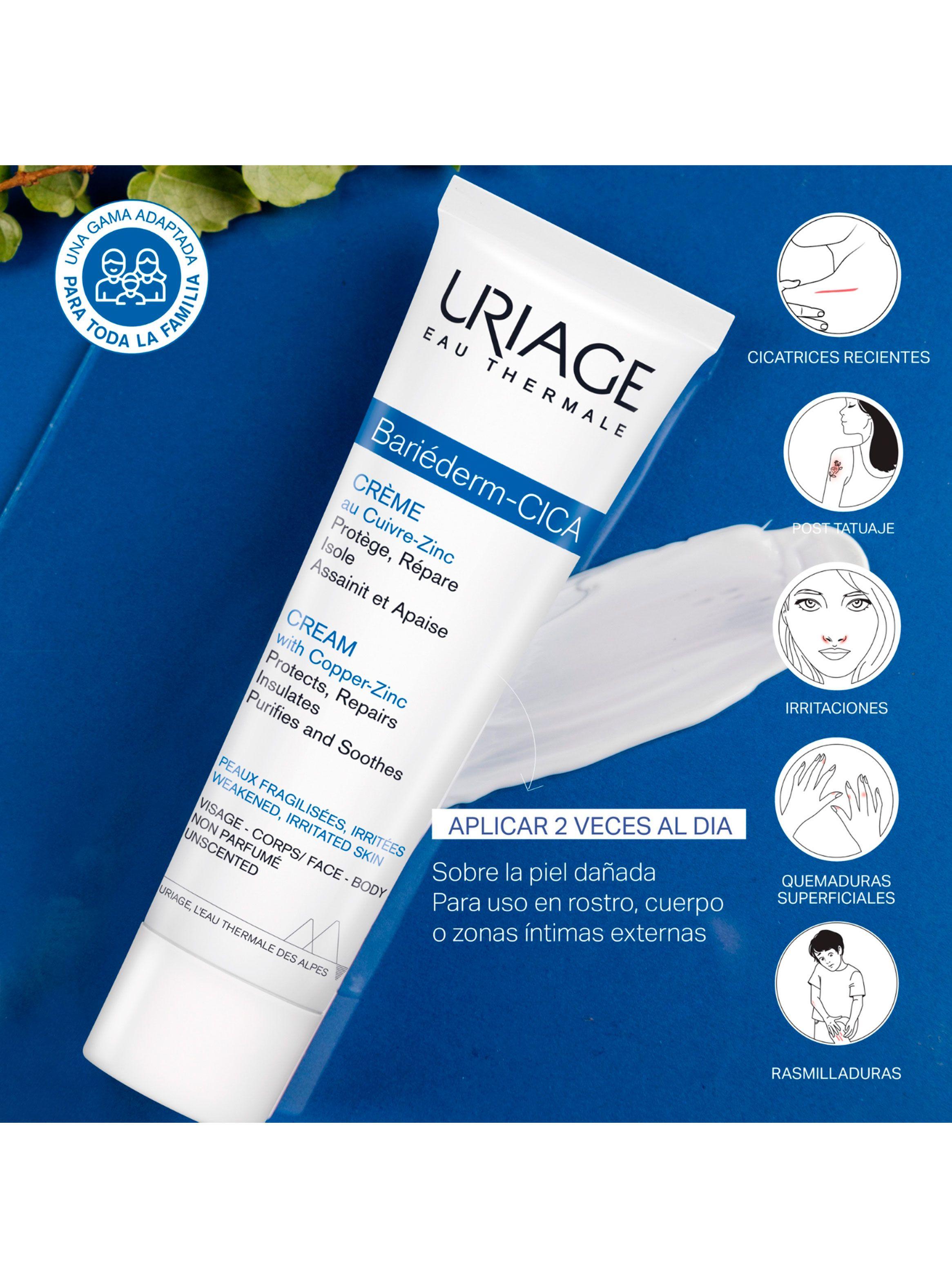 Crema Reparadora Uriage Bariéderm-CICA con Cobre y Zinc 100 ml-3